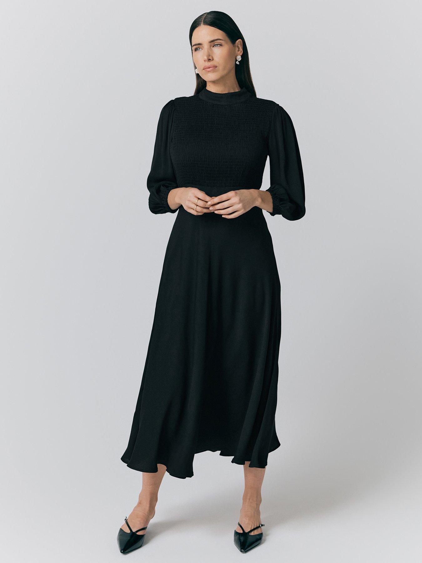 ghost-isabel-crepe-midi-tea-dress-black