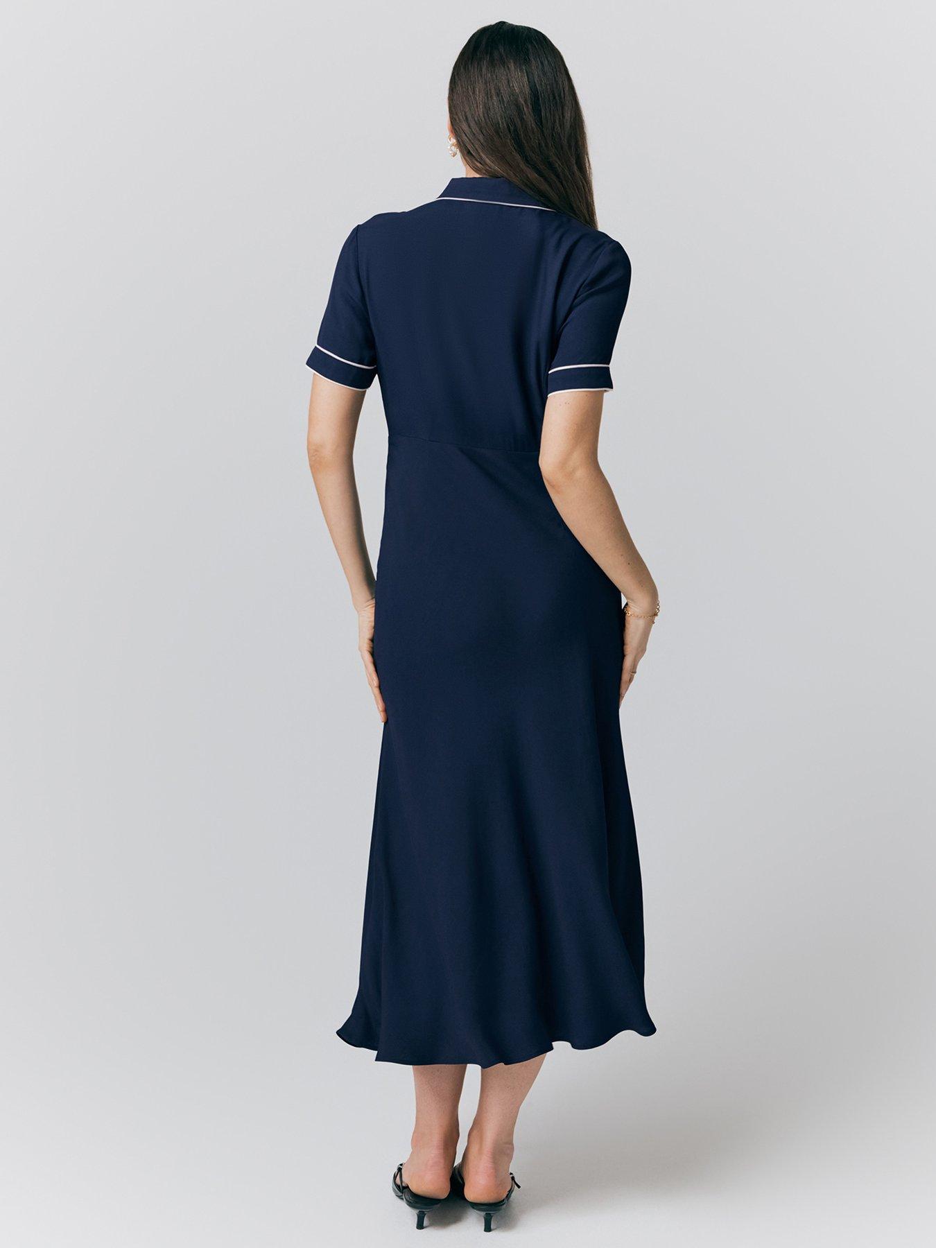 ghost-sophia-crepe-collared-midi-shirt-dress-navystillFront