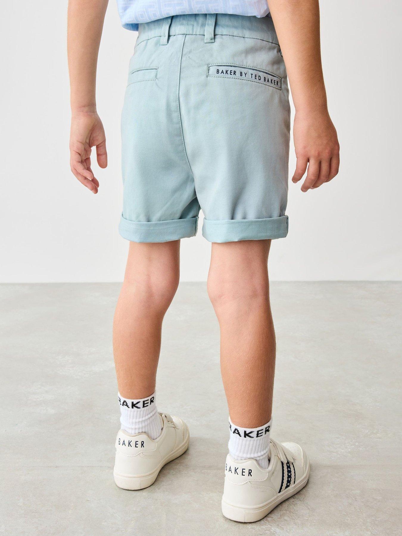 Image 2 of 4 of Ted Baker Boys Chino Shorts - Green