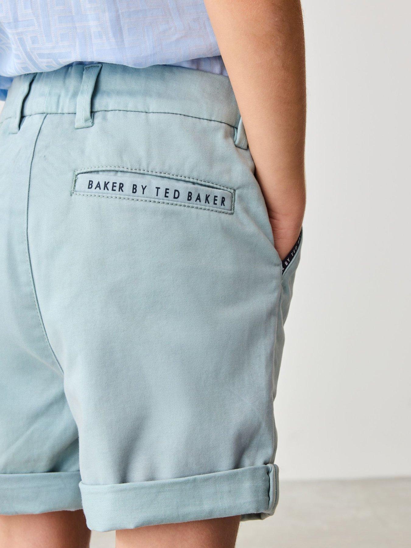 Image 3 of 4 of Ted Baker Boys Chino Shorts - Green