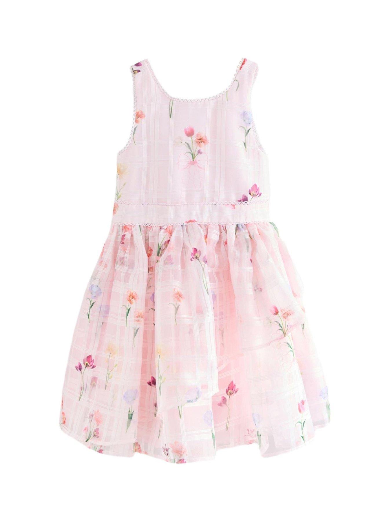 Image 5 of 6 of Ted Baker Bow Dress - Pink