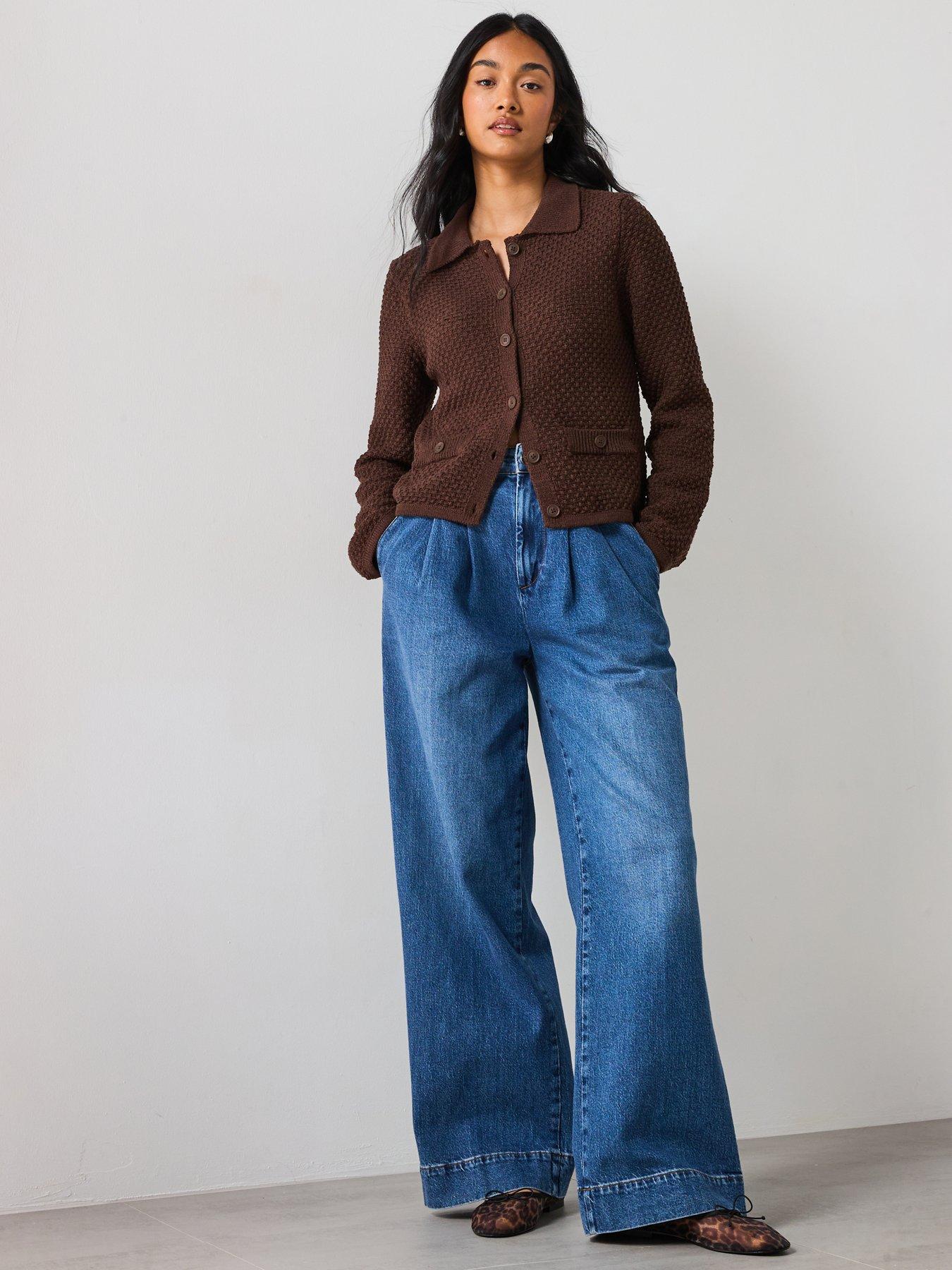 Image 3 of 6 of Mango Polo Neck Knitted Jacket