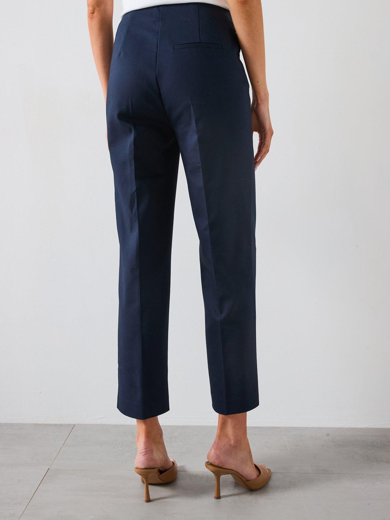 Image 2 of 6 of Mango Straight Trousers With Jewel Buttons