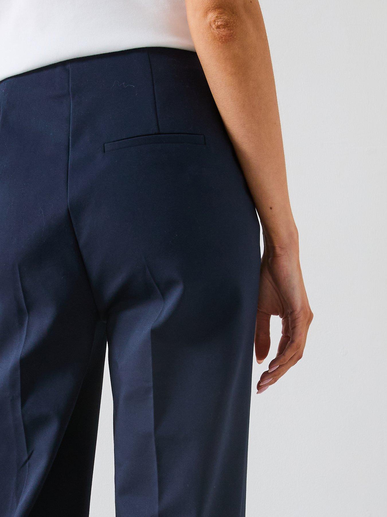 Image 5 of 6 of Mango Straight Trousers With Jewel Buttons
