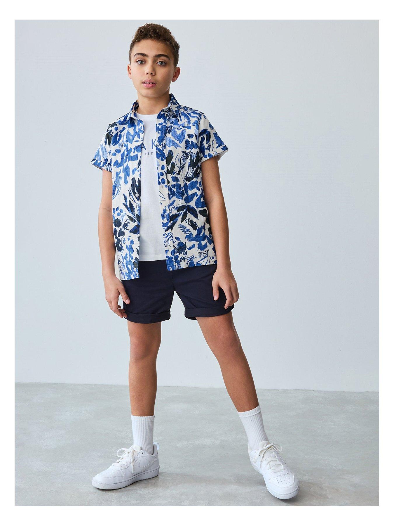 Image of Ted Baker Boys Shirt - Blue