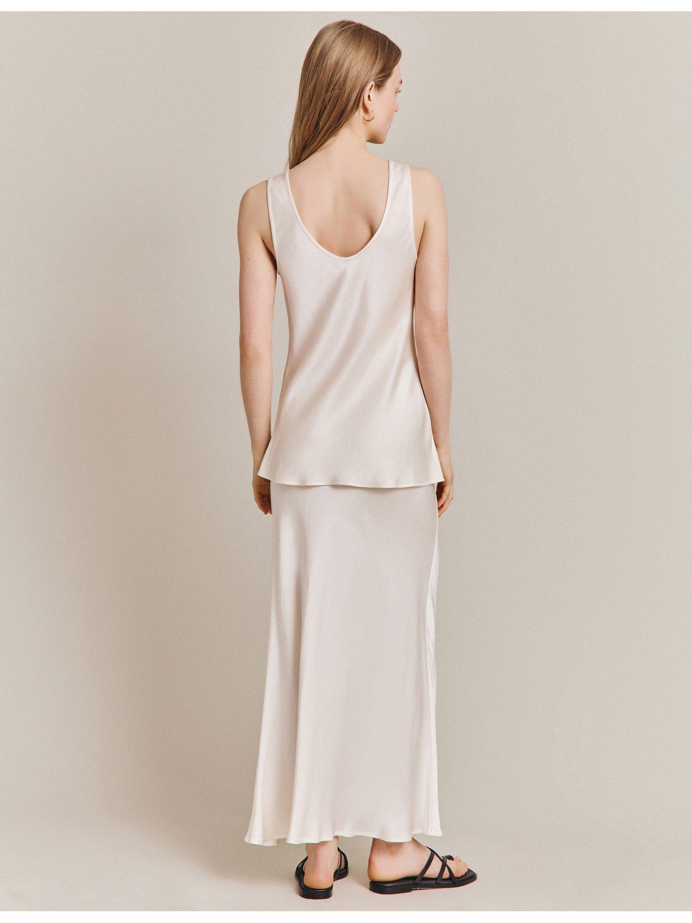 ghost-margot-satin-sleeveless-vest-top-ivorystillFront