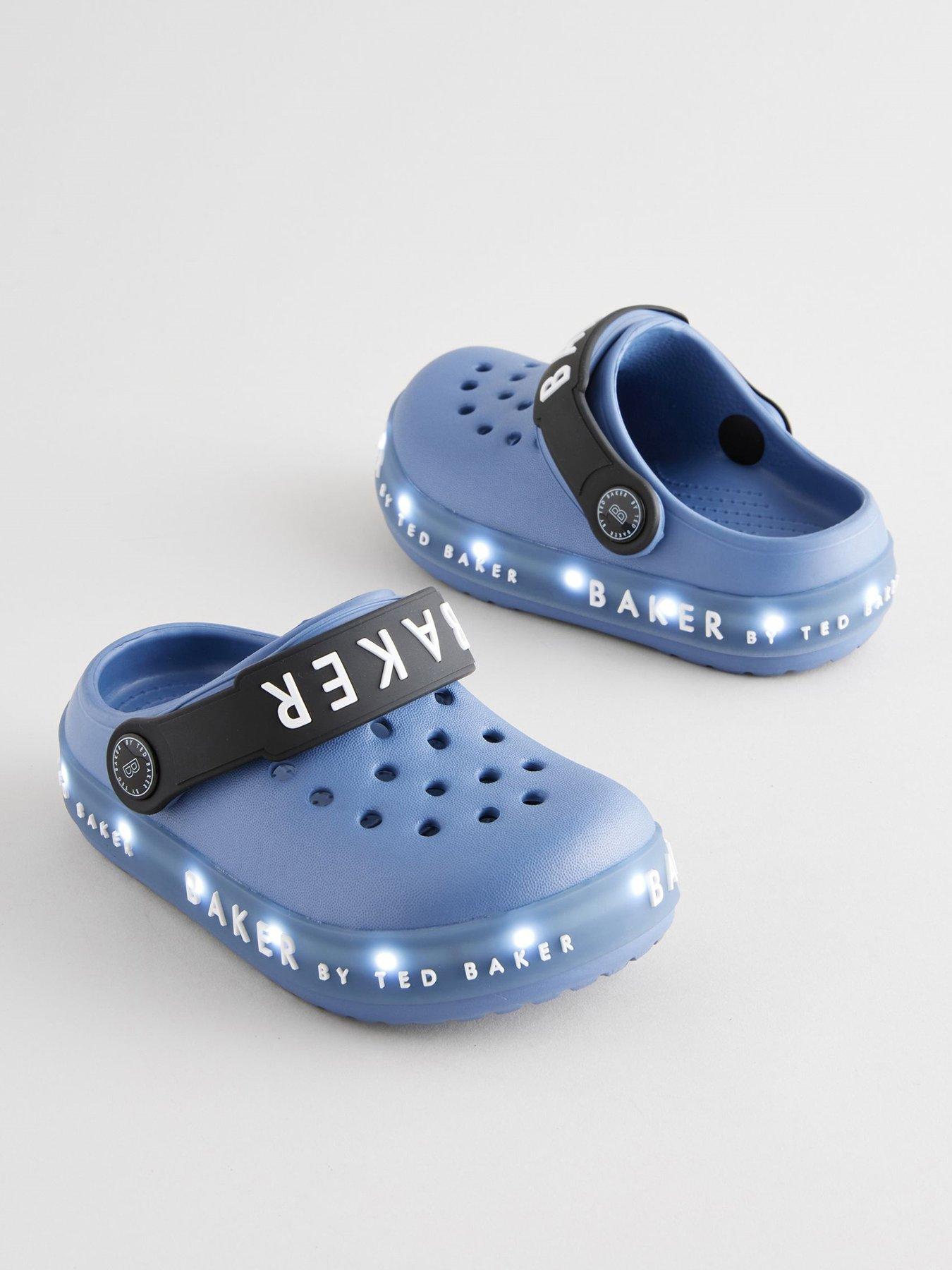 Image 1 of 4 of Ted Baker Boys Light Up Clog Sandals - Blue