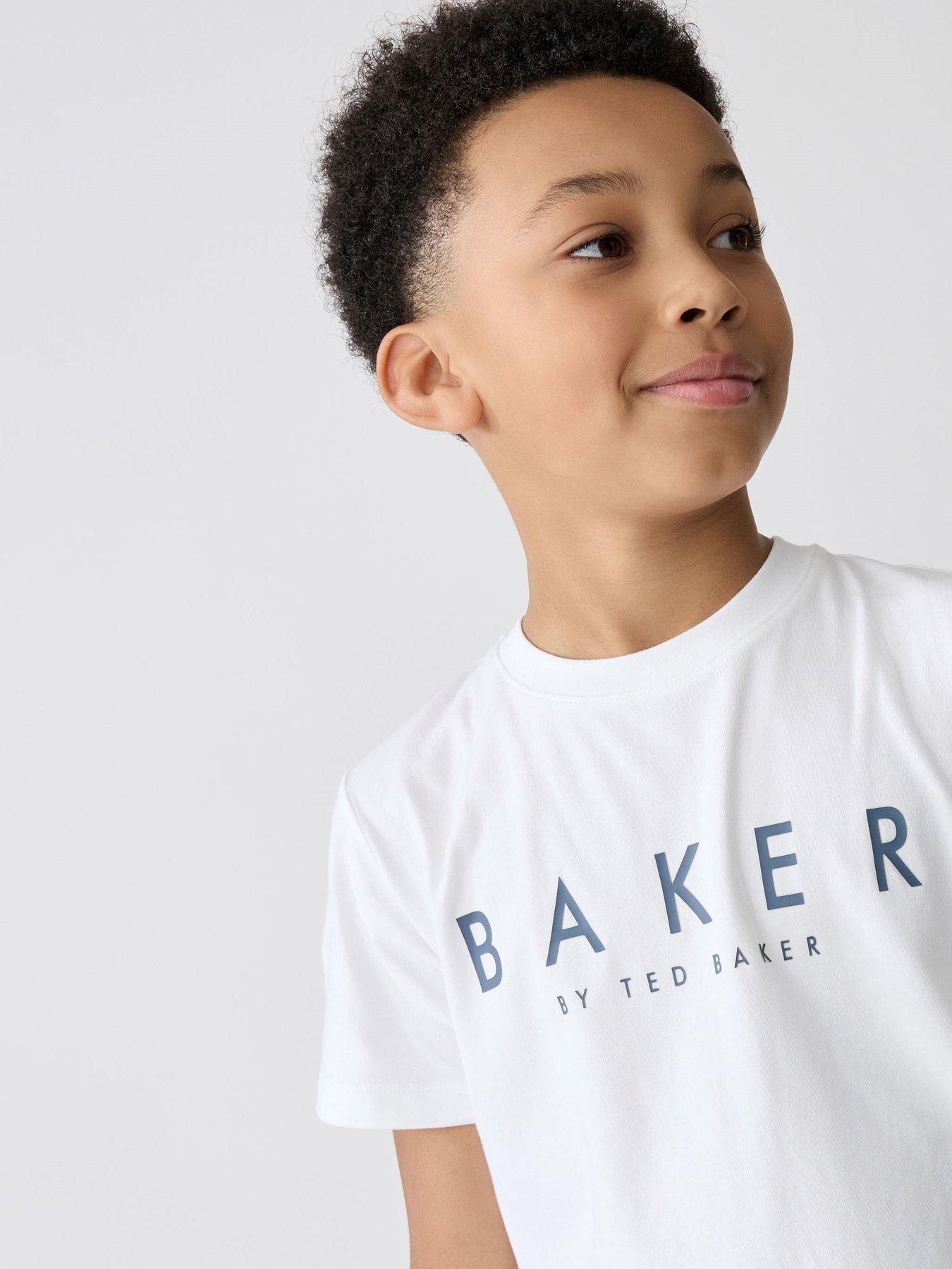 Image 5 of 6 of Ted Baker Boys Shacket & Tshirt Set - Blue