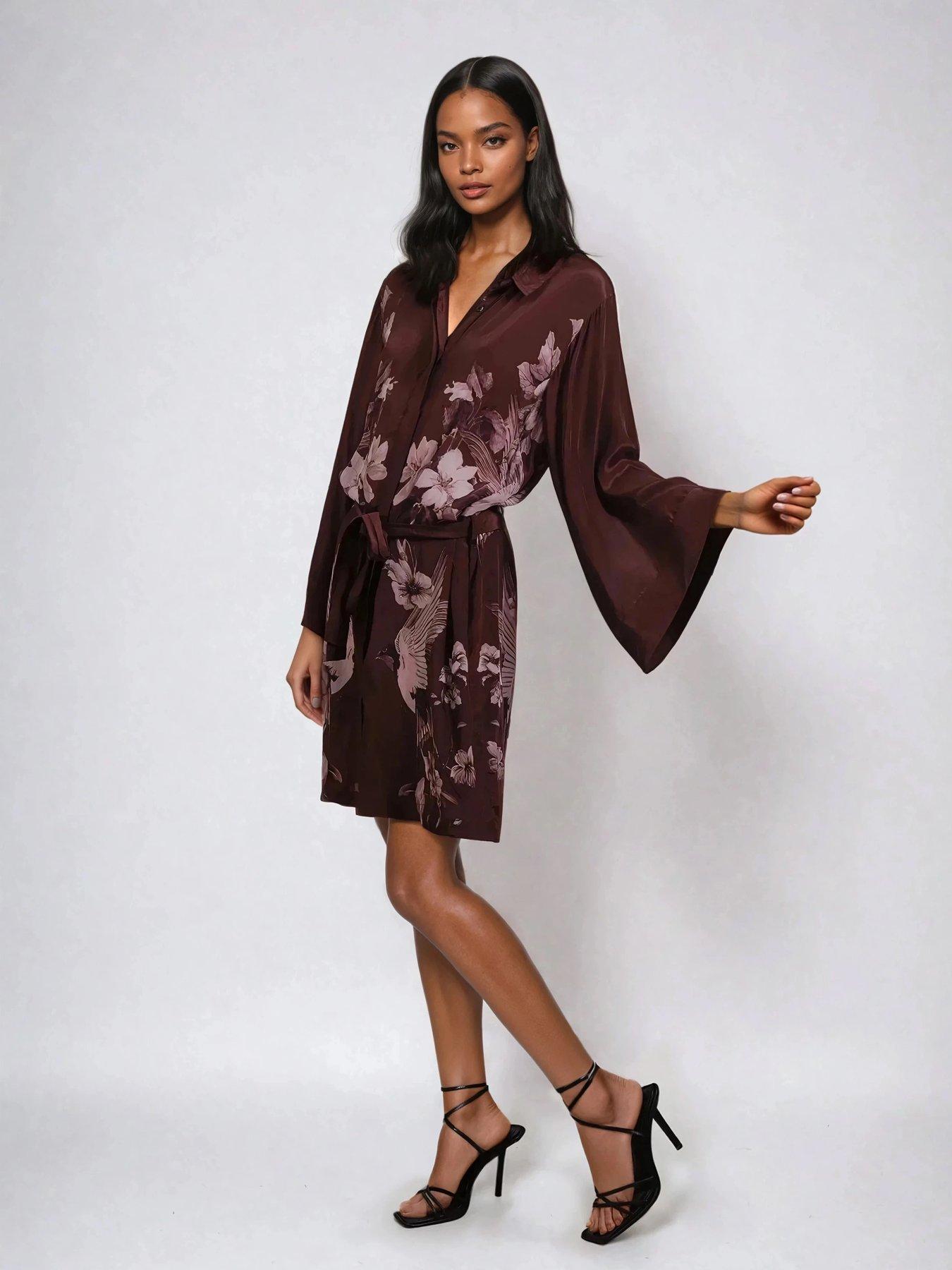 religion-inversion-lust-tunic-dress-with-kimono-sleeves-brownoutfit