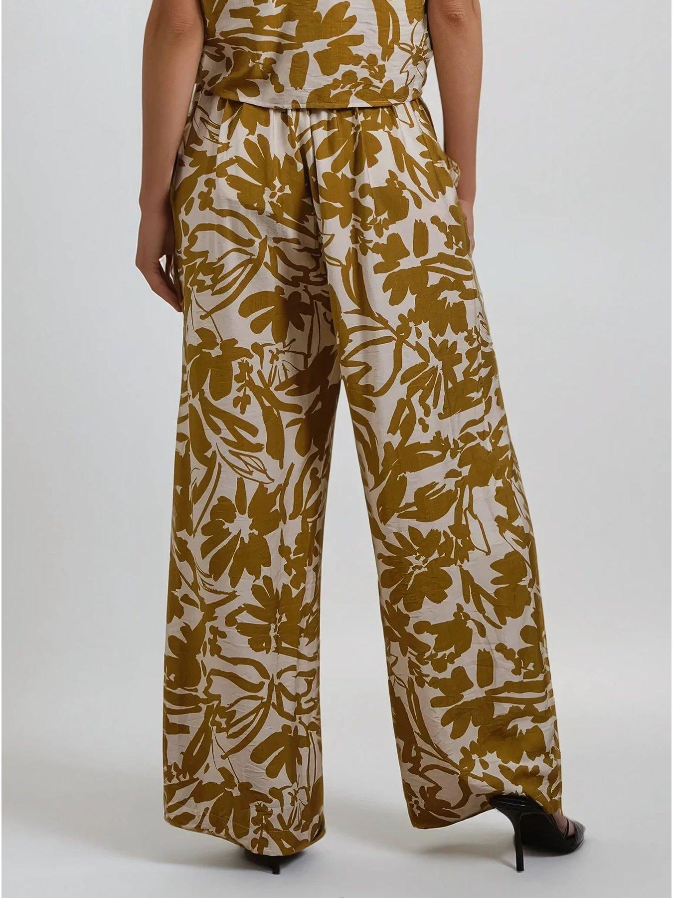 religion-element-trousers-in-bright-floral-print-yellowstillFront