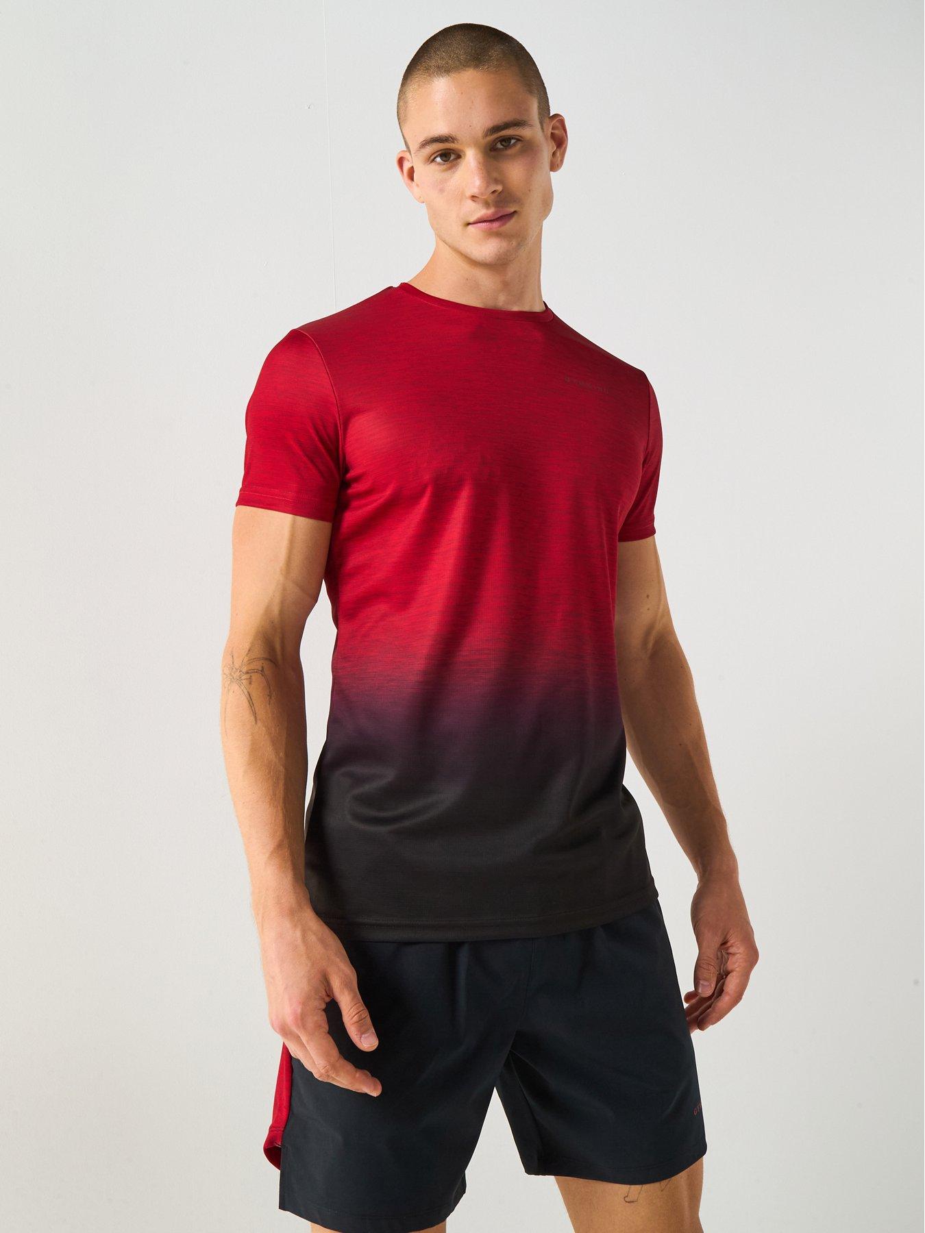 gym-king-mens-ombre-space-dye-tee-redfront
