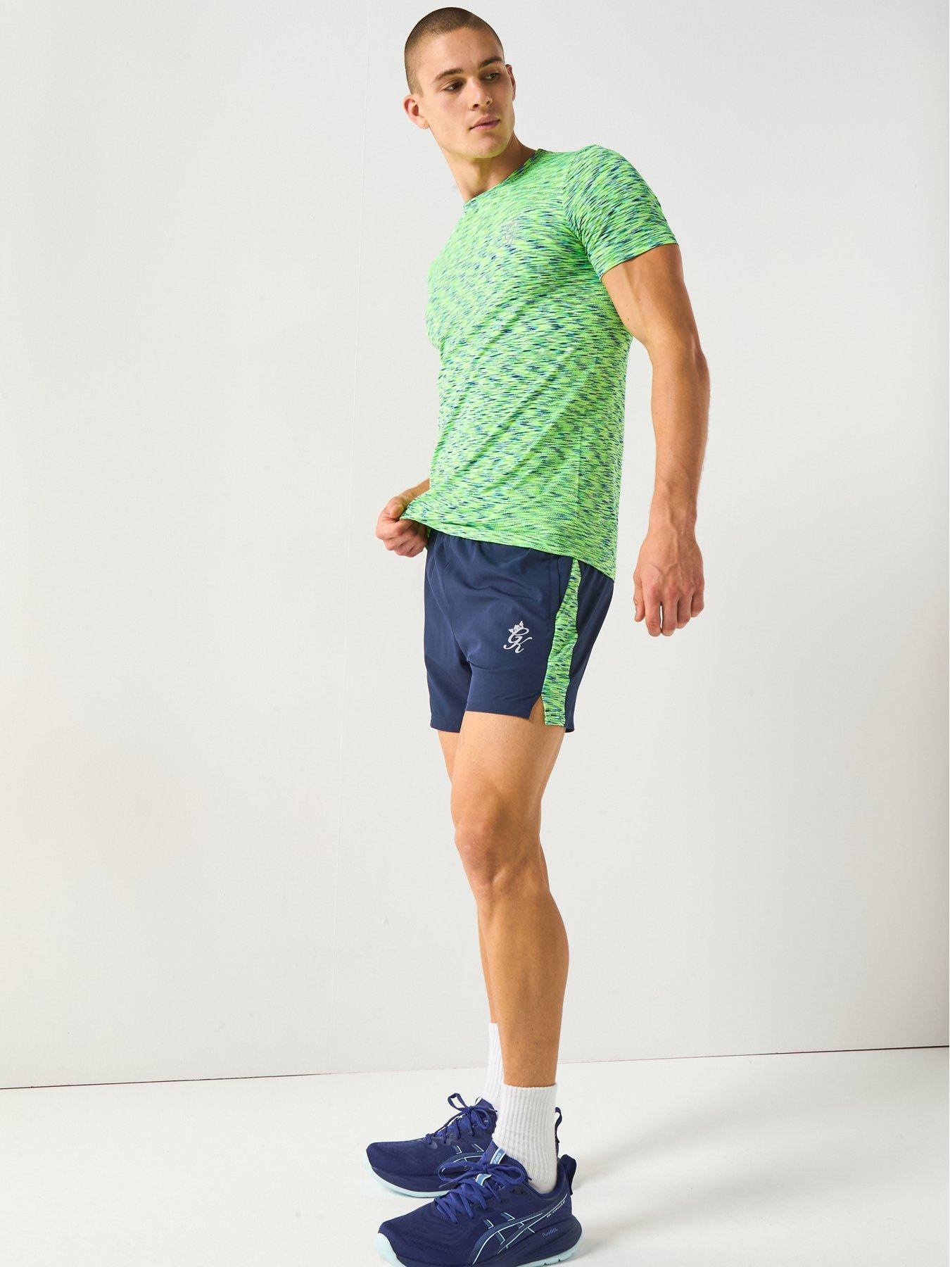Image 3 of 4 of Gym King Men's Energy Space Dye Short - Black