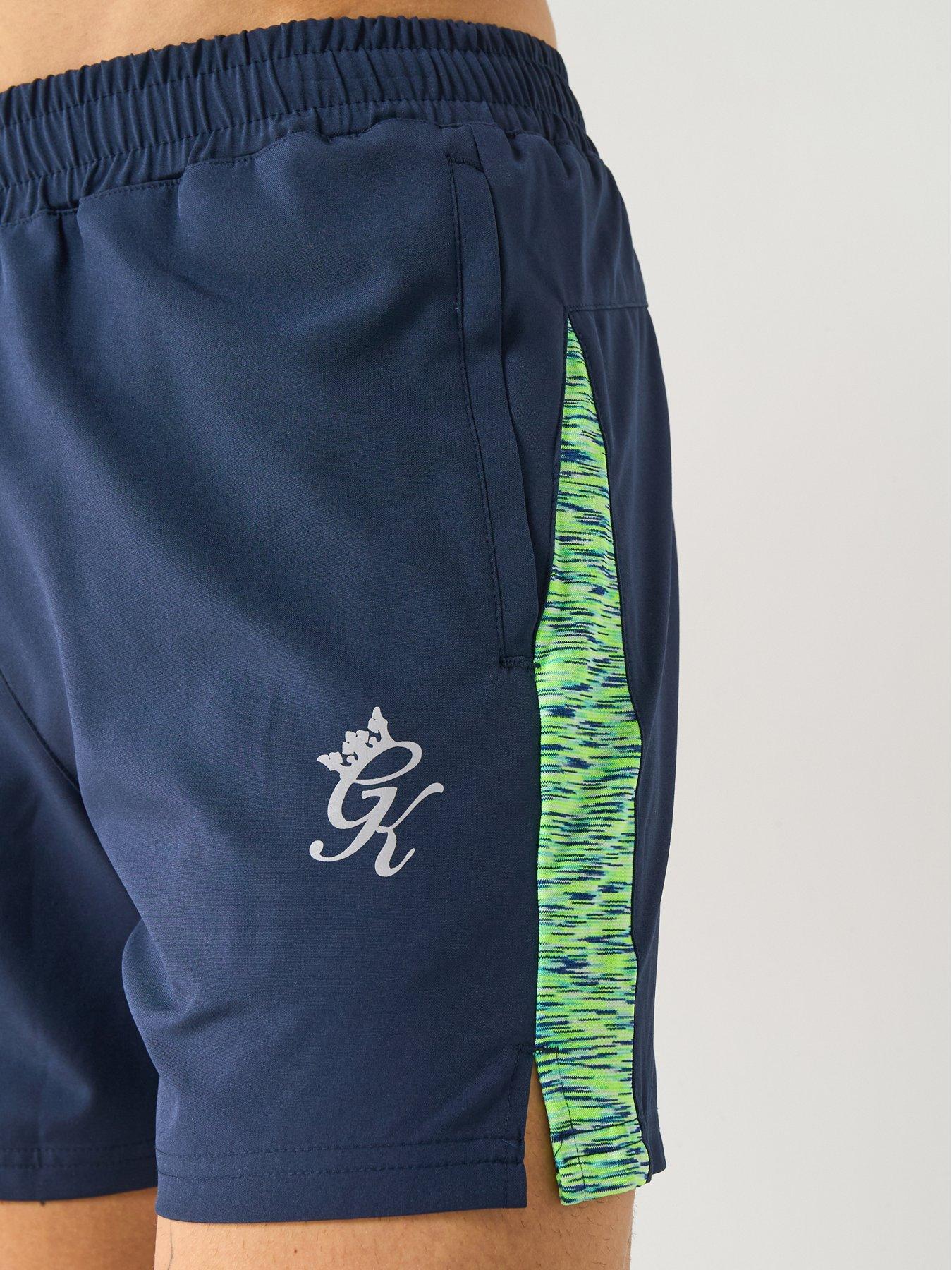 Image 4 of 4 of Gym King Men's Energy Space Dye Short - Black