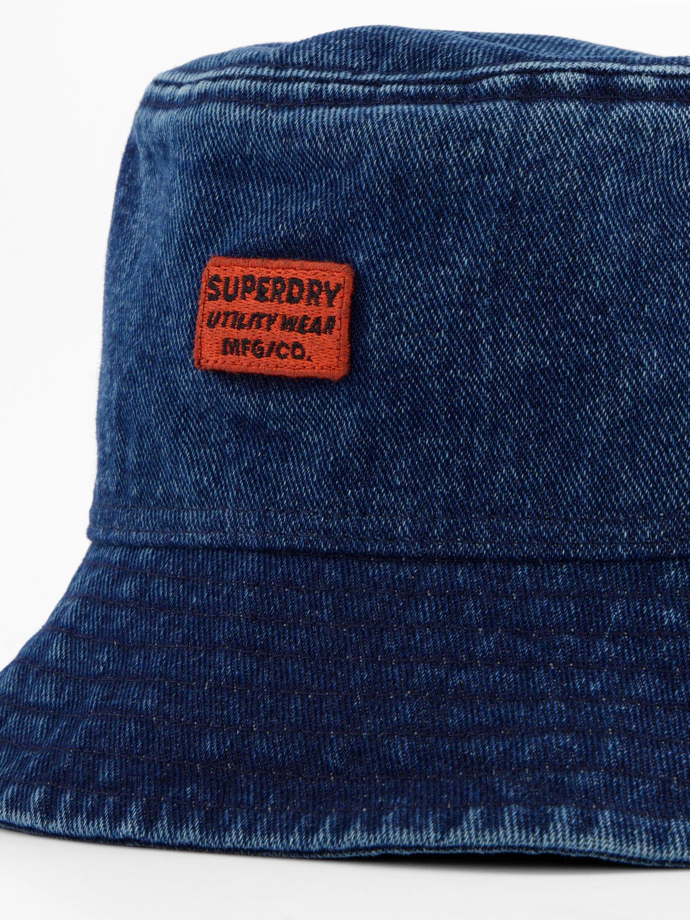 Image 3 of 3 of Superdry Washed Bucket Hat - Dark Blue