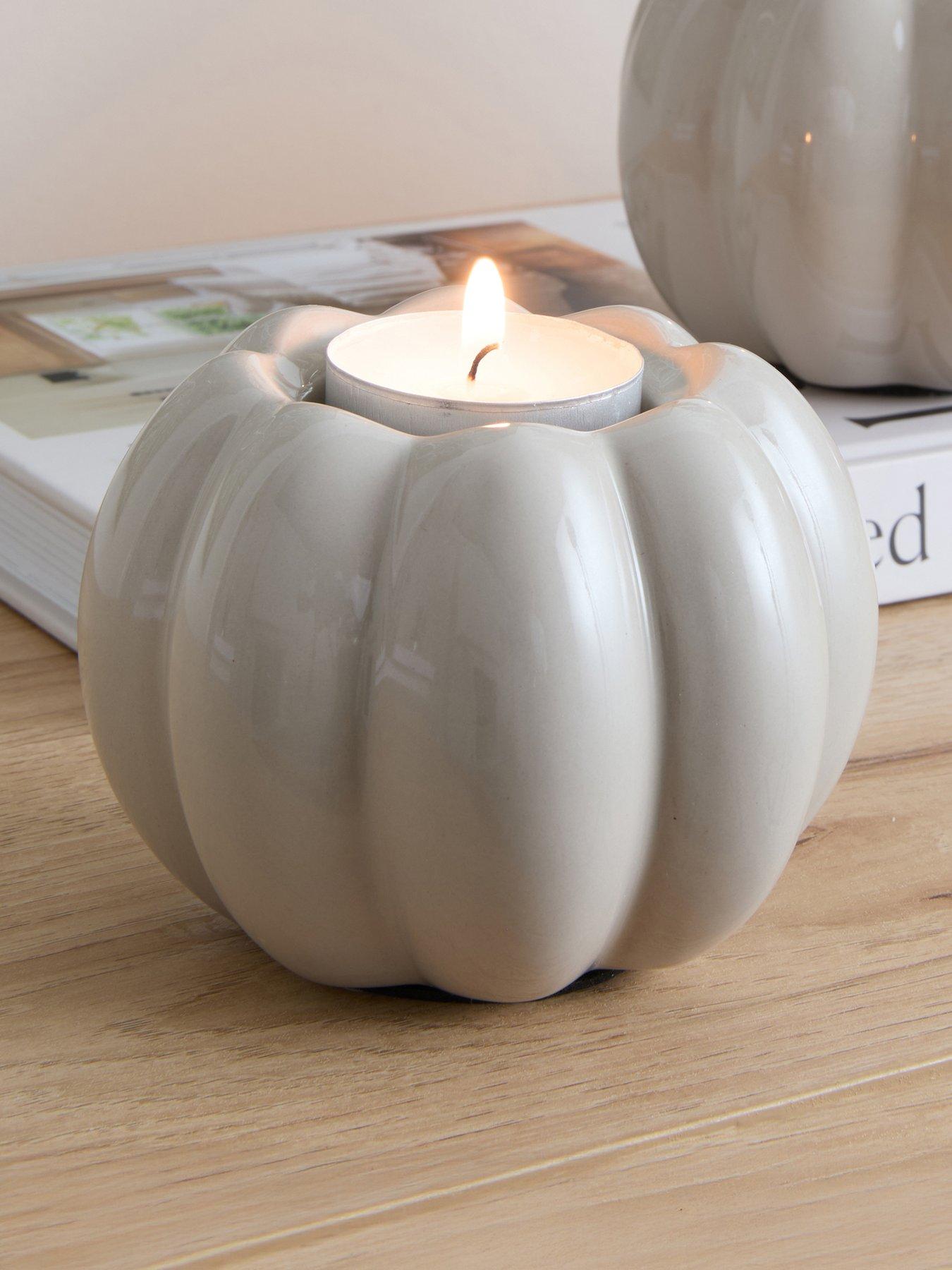 Image 1 of 5 of The Very Collection Pumpkin Candle Holder