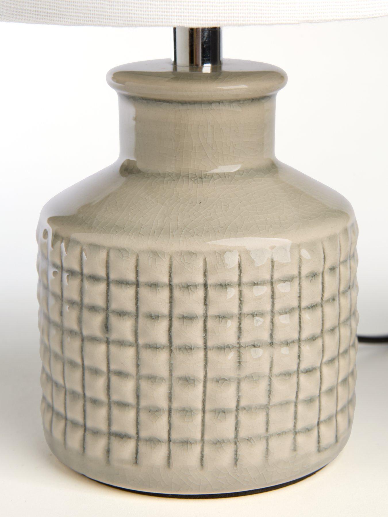 Image 4 of 6 of The Very Collection Green Set of 2 Ceramic Table Lamp