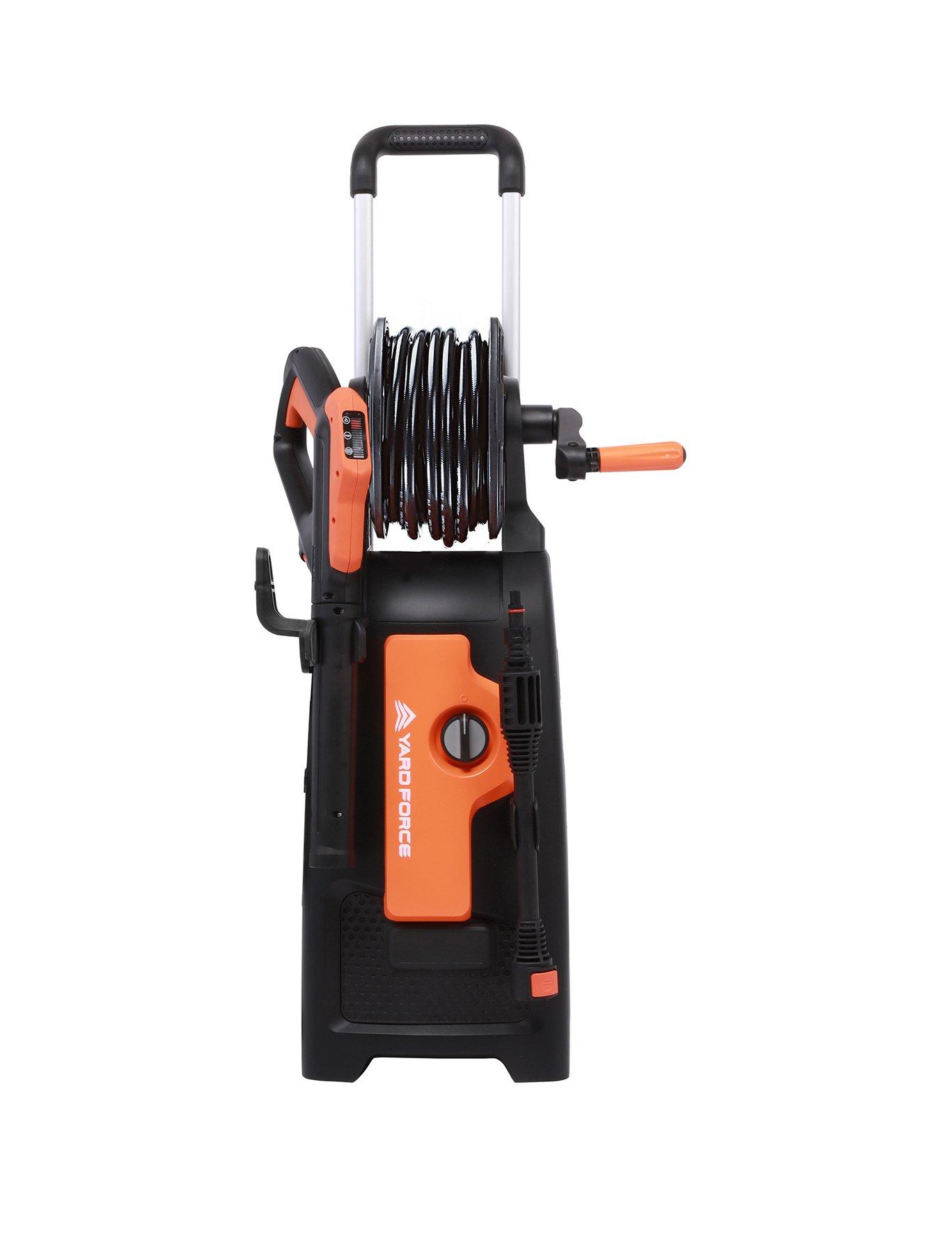 yard-force-2200w-high-pressure-washer-with-165bar-max-pressure-and-450lh-flow-rate-ew-u15e