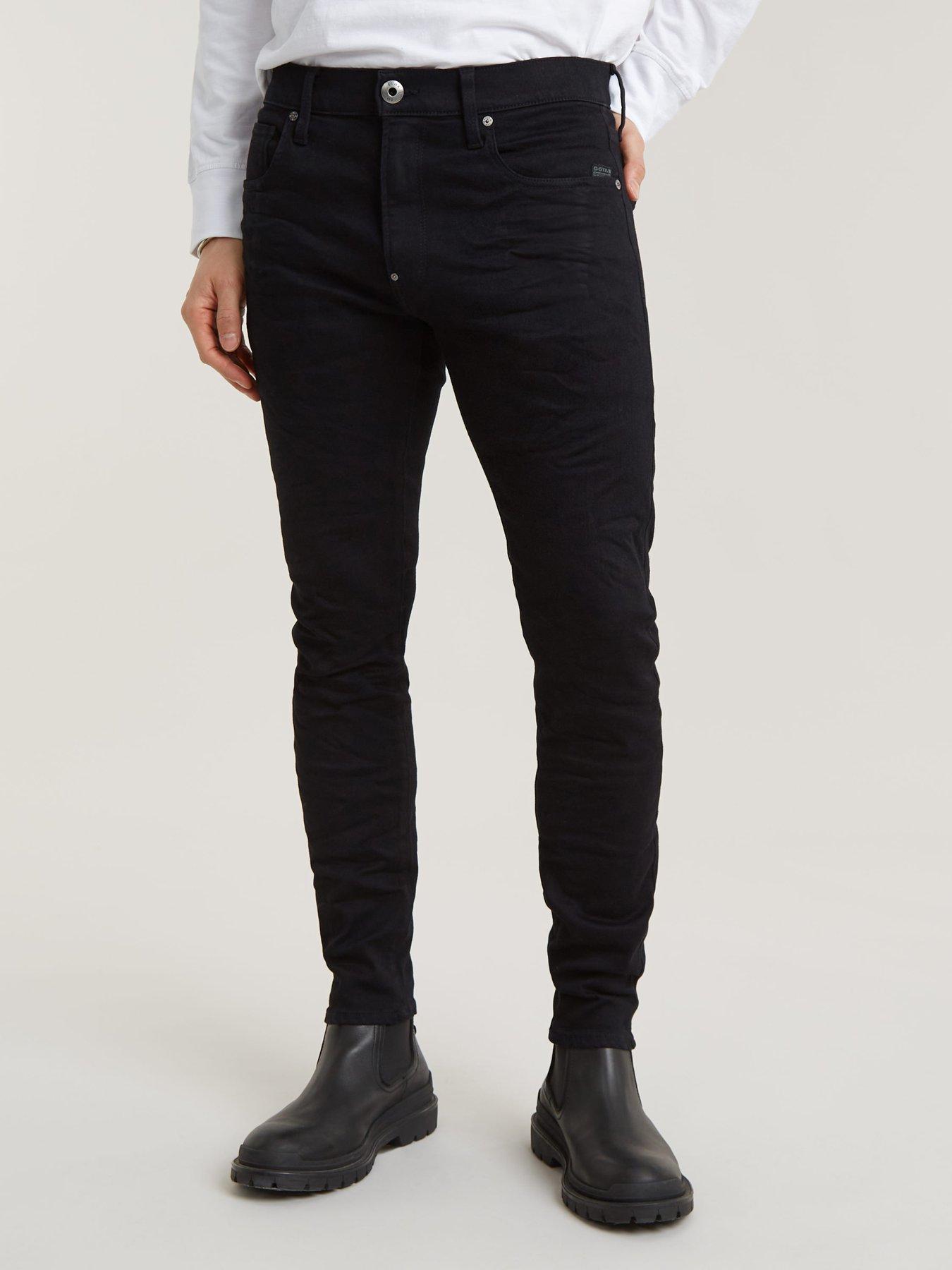 G-Star RAW G Star Revend Skinny Jeans - Black