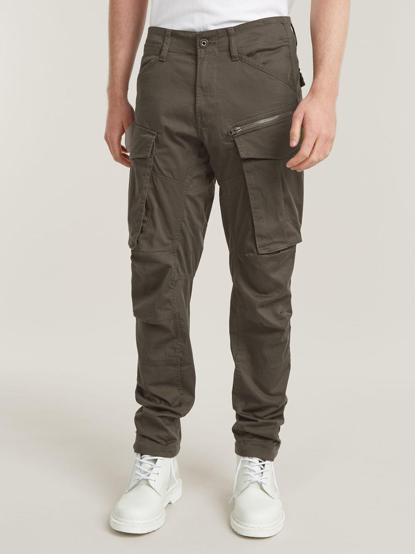 undefined G Star Rovic Zip 3D Regular Tapered Jeans - Grey