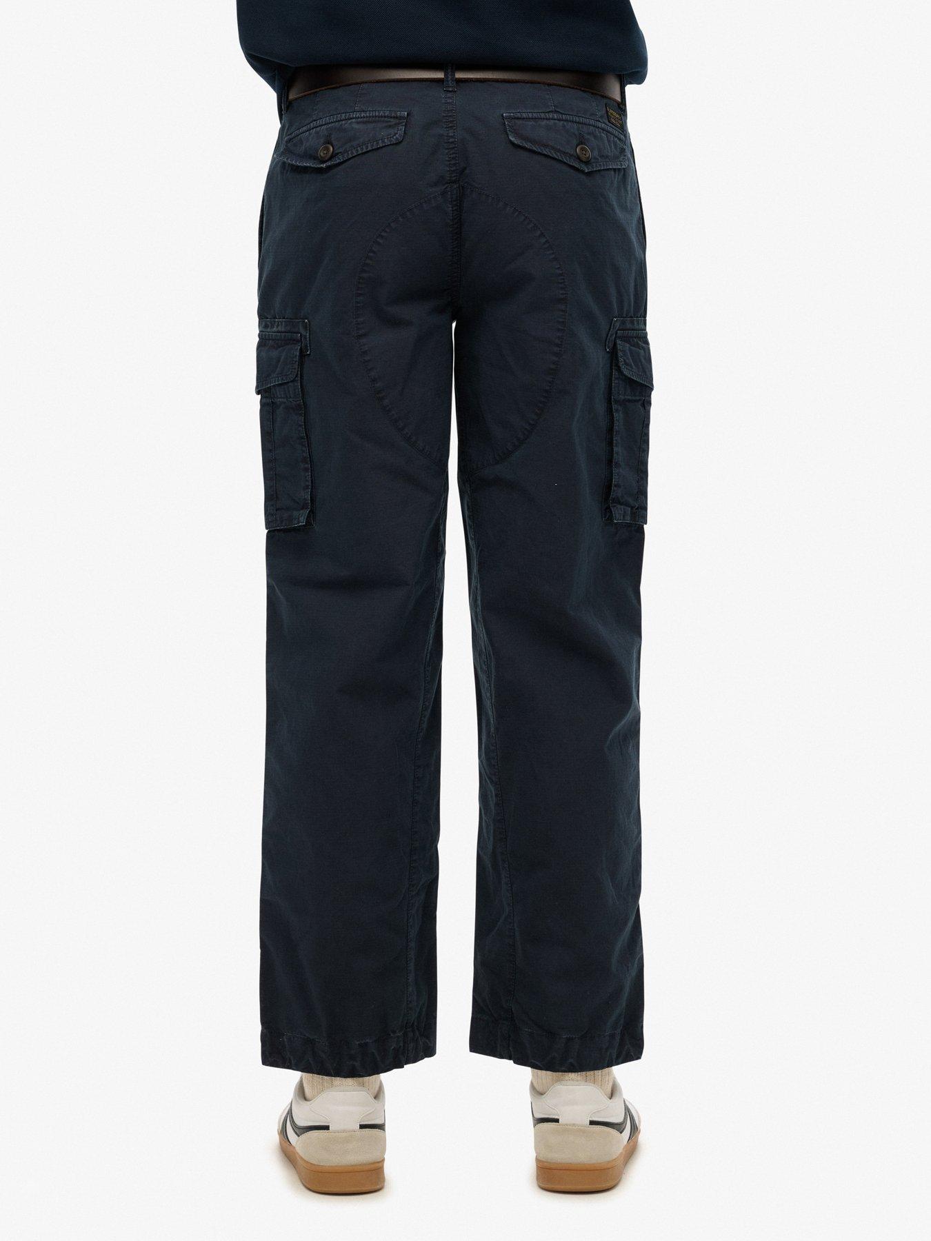Image 2 of 5 of Superdry Parachute Light Cargo Trousers - Navy