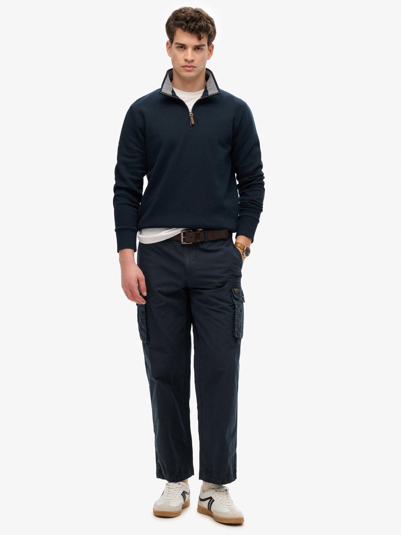 Image 3 of 5 of Superdry Parachute Light Cargo Trousers - Navy