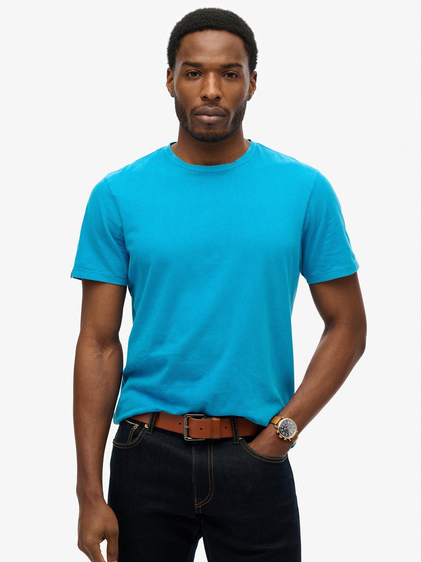 Image 1 of 6 of Superdry Classic Essential T-Shirt - Blue