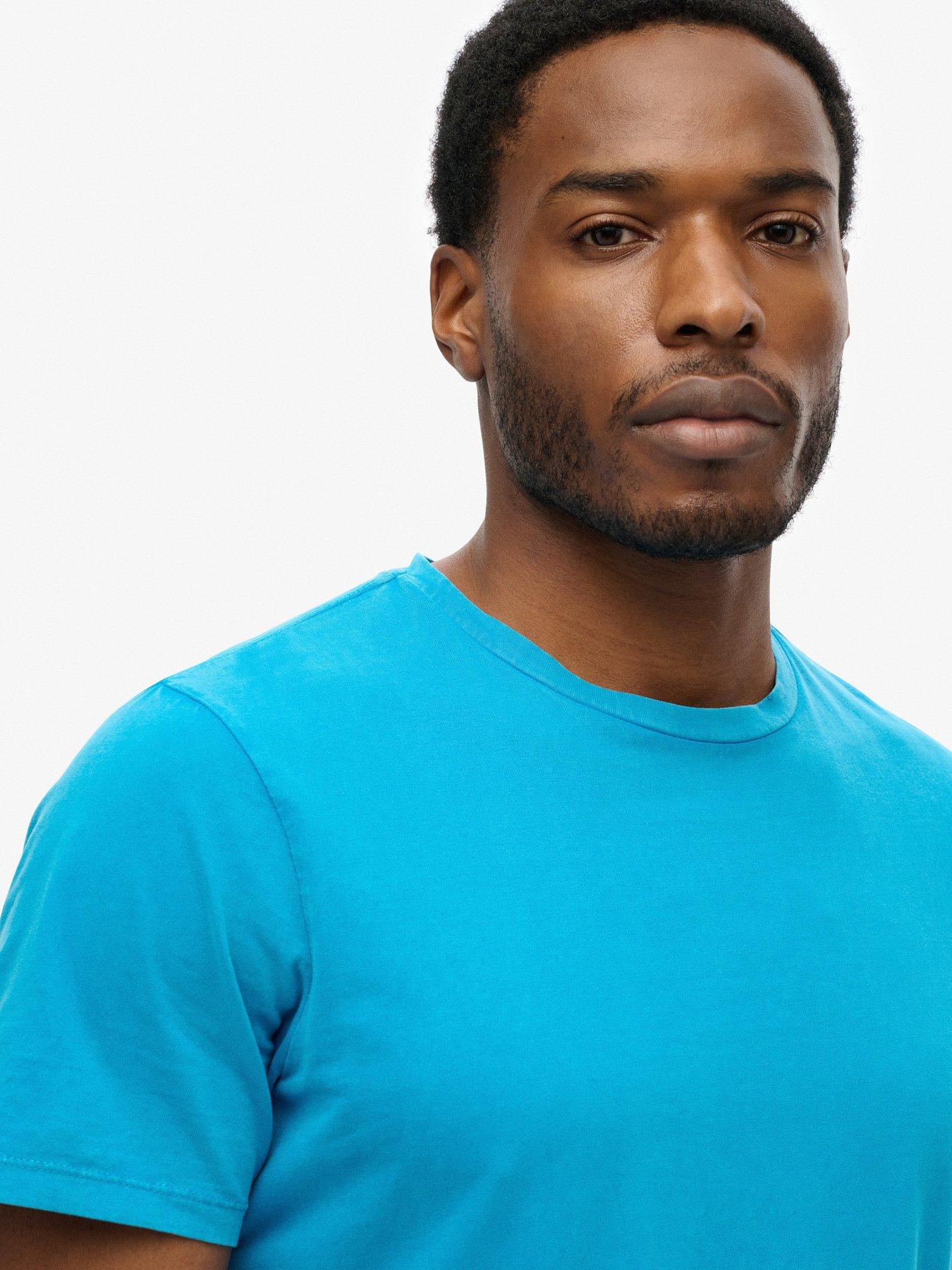 Image 4 of 6 of Superdry Classic Essential T-Shirt - Blue