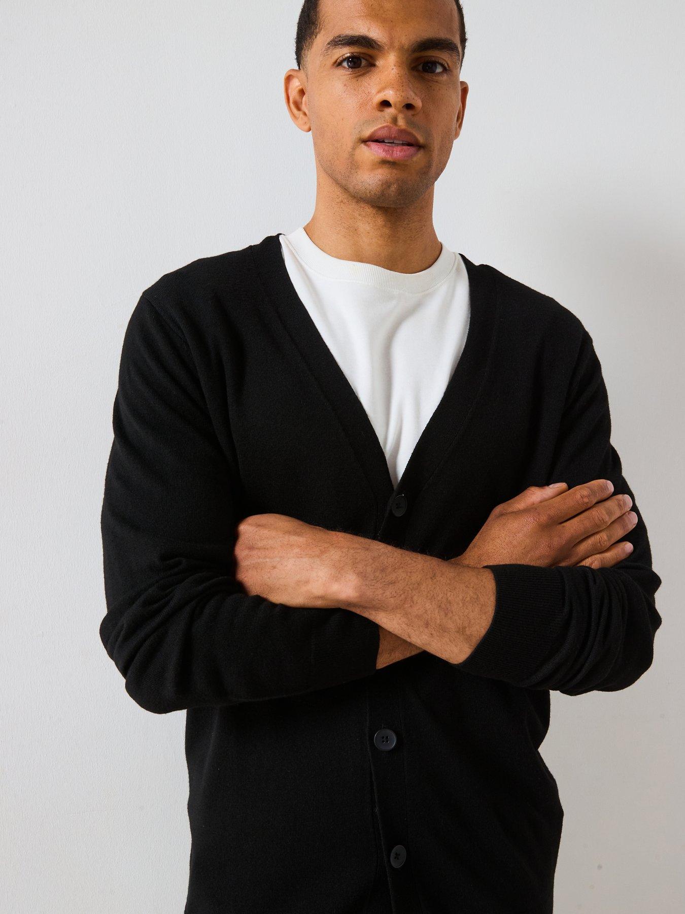 very-man-fine-gauge-knitted-cardigan-with-wool-black