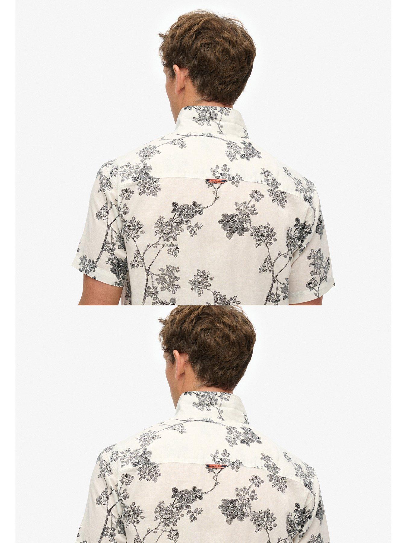 Image 2 of 5 of Superdry Shorts Sleeve Beach Shirt - Multi