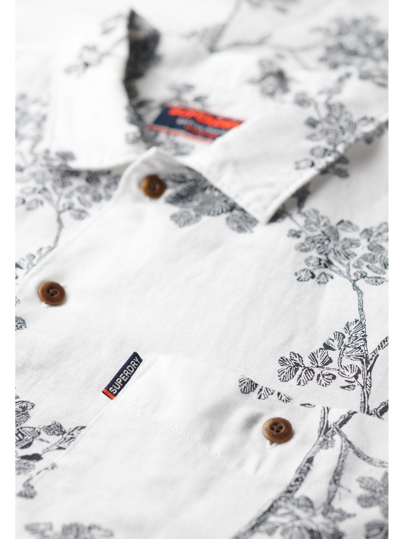 Image 5 of 5 of Superdry Shorts Sleeve Beach Shirt - Multi