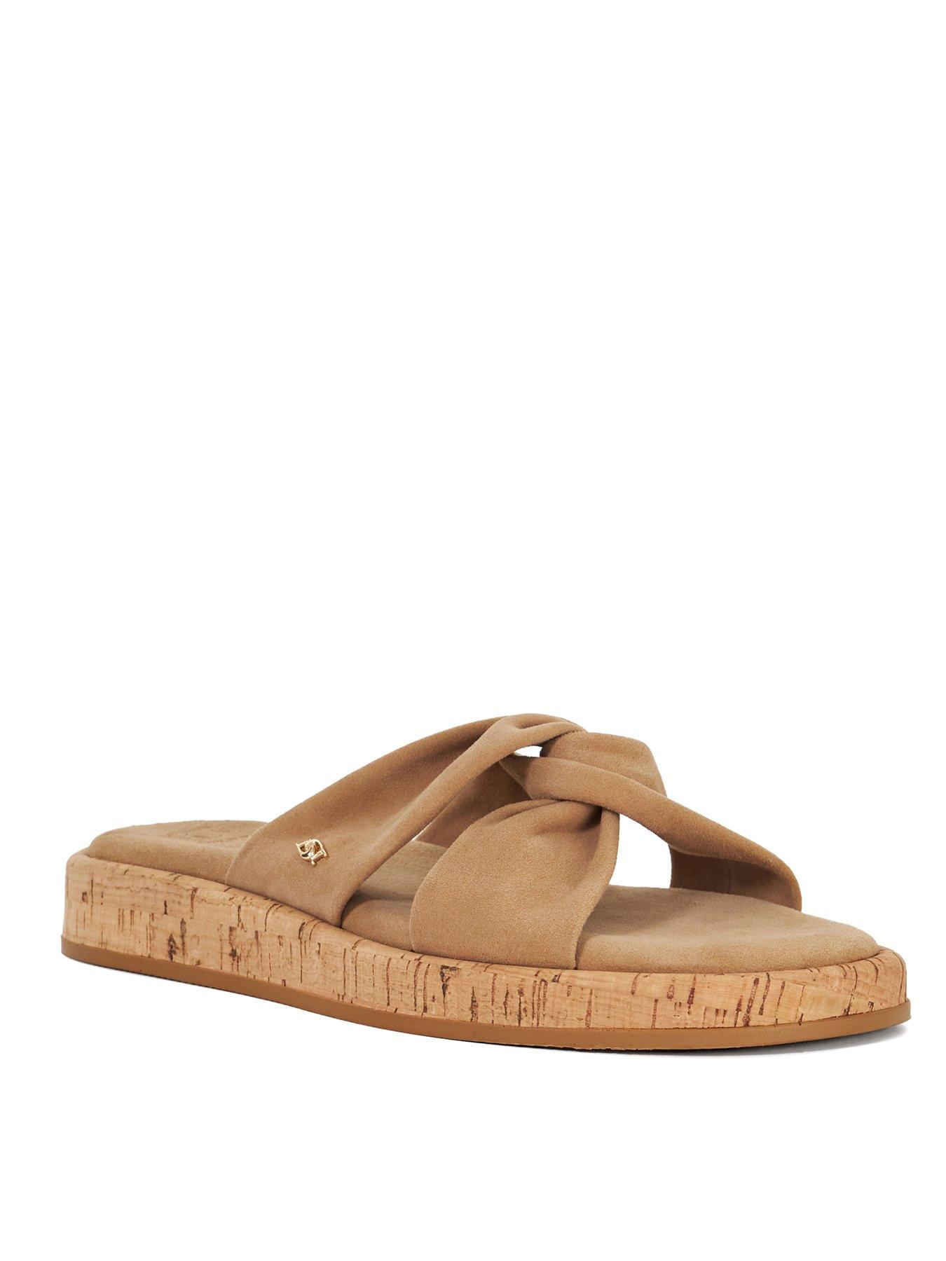 dune-london-lita-double-strap-leather-mule-sandal-sandstillFront
