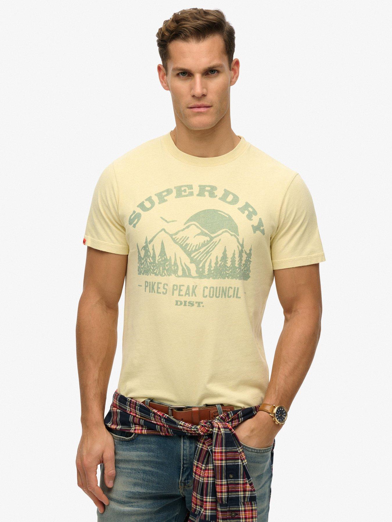 undefined Lo-Fi Outdoor Mono Relaxed T-Shirt - Yellow