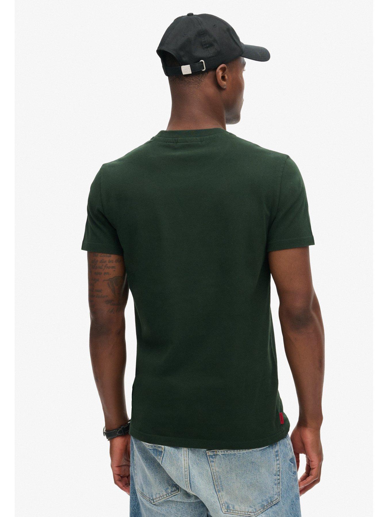 superdry-essential-logo-embroidered-t-shirt--dark-greenstillFront