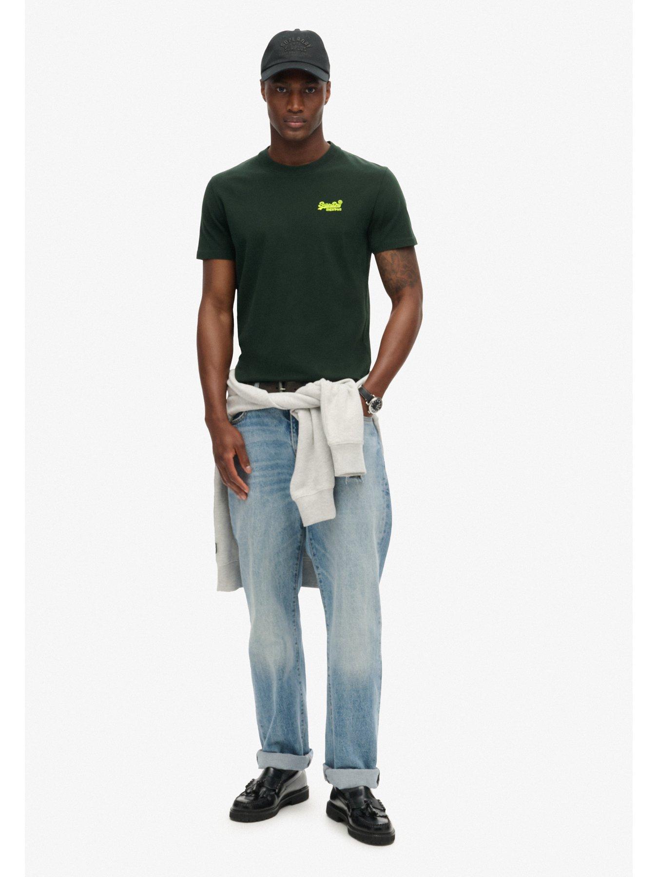 superdry-essential-logo-embroidered-t-shirt--dark-greenback