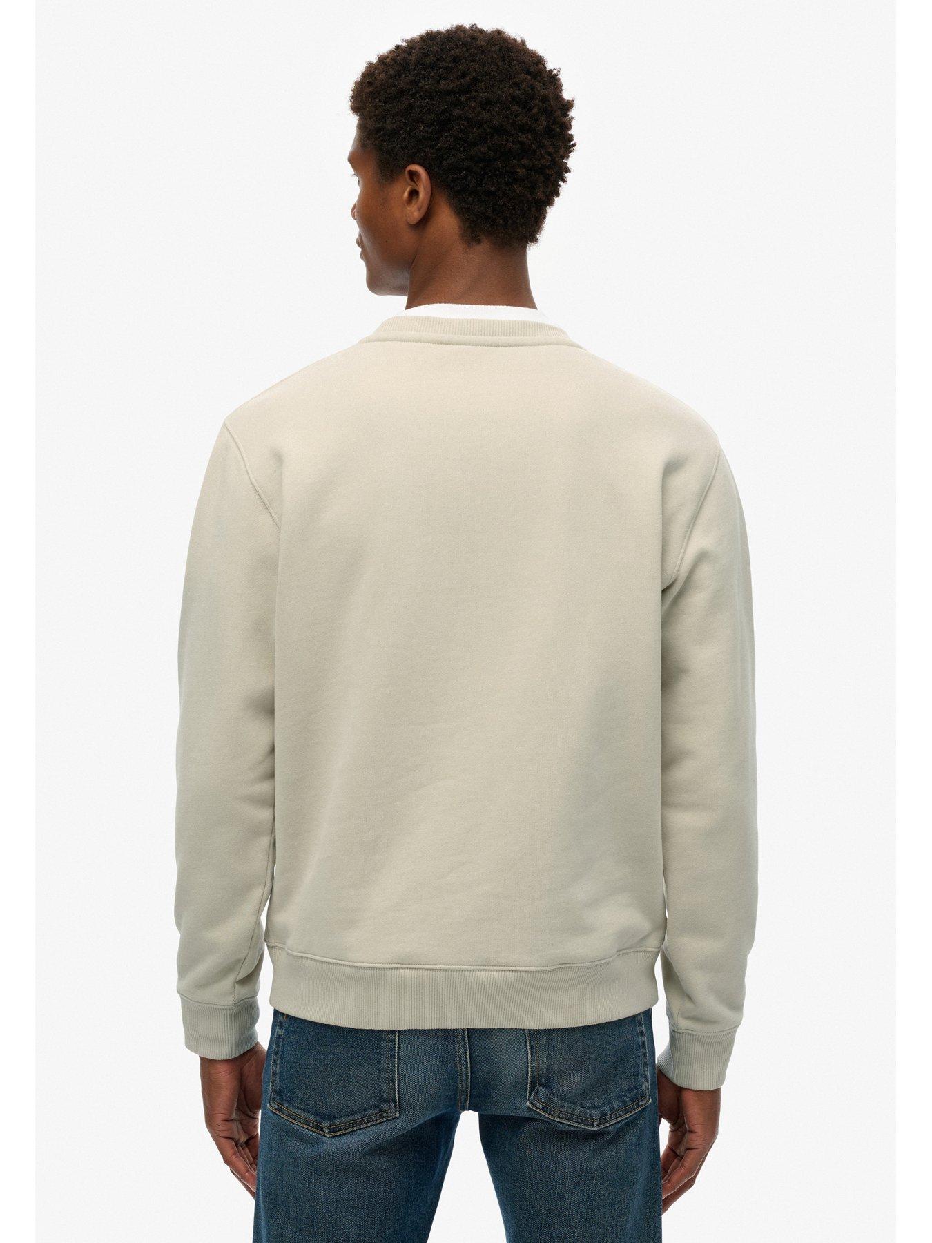 superdry-essential-logo-crew-sweat-beigestillFront
