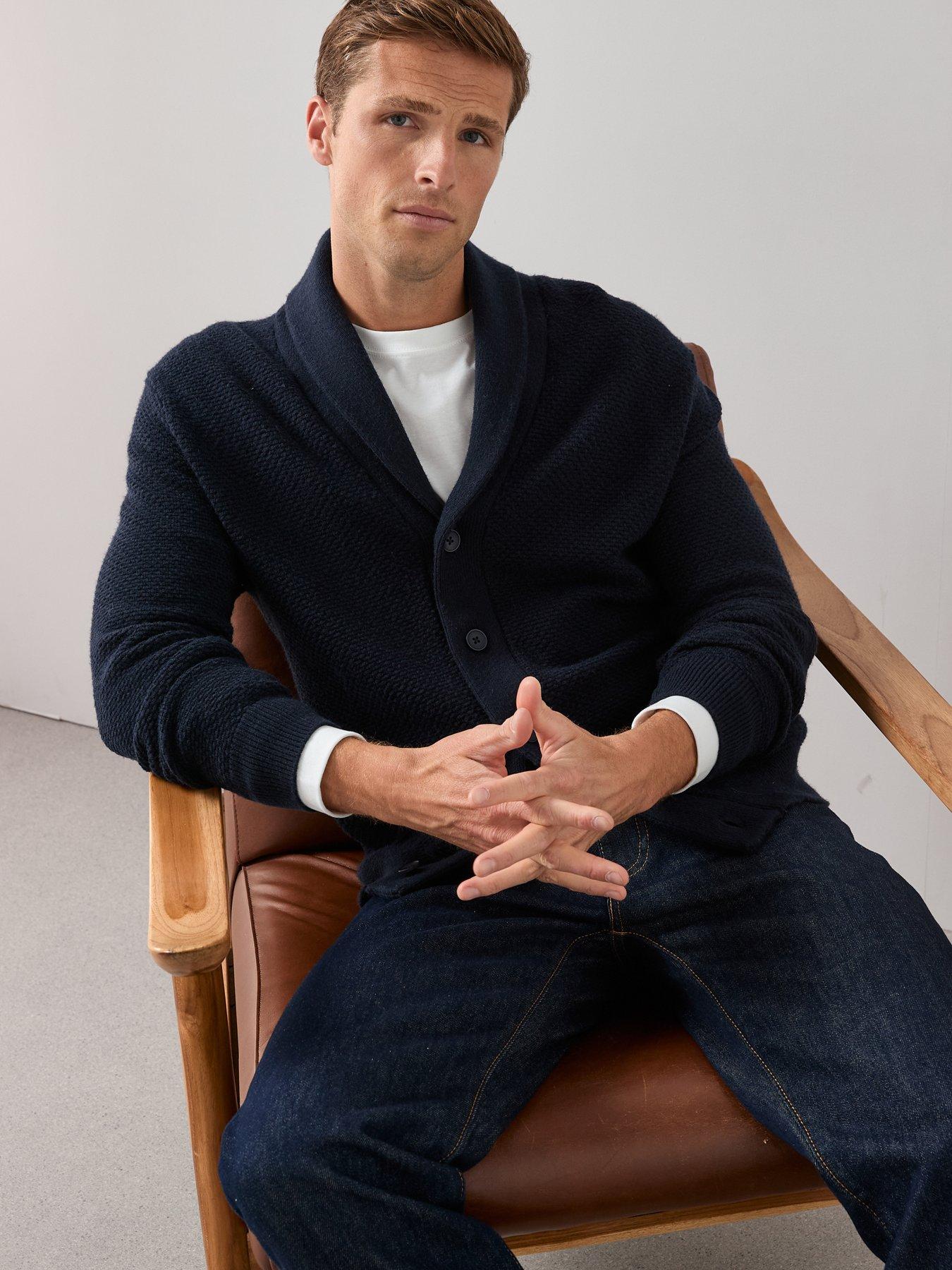 the-very-collection-chunky-textured-shawl-cardigan-navyoutfit