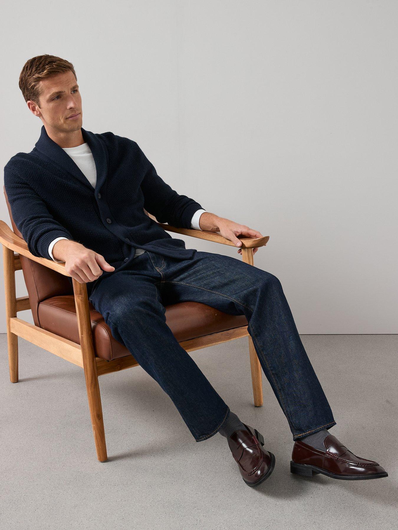 the-very-collection-chunky-textured-shawl-cardigan-navydetail