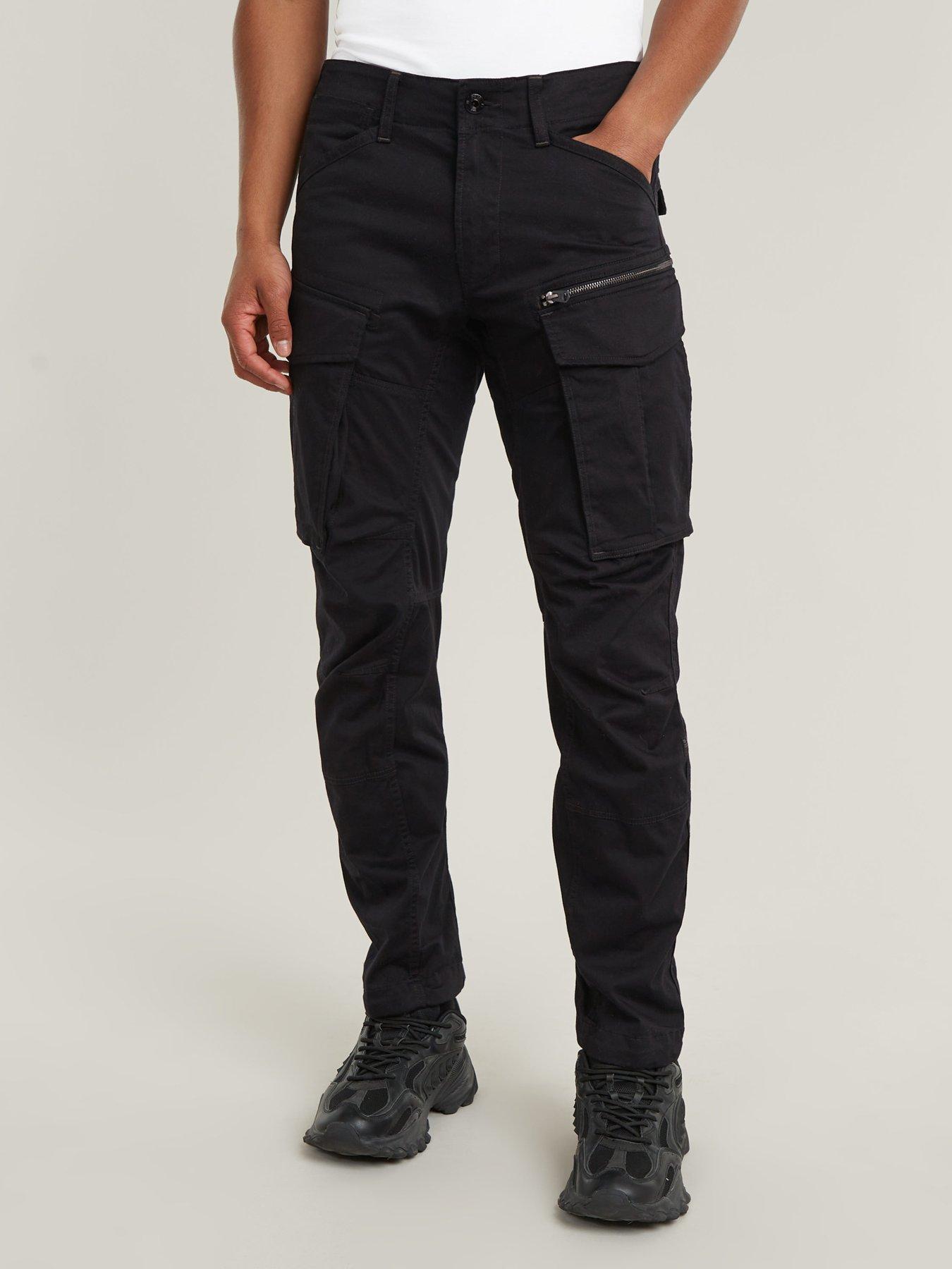 undefined G Star Rovic Zip 3D Regular Tapered Jeans - Black