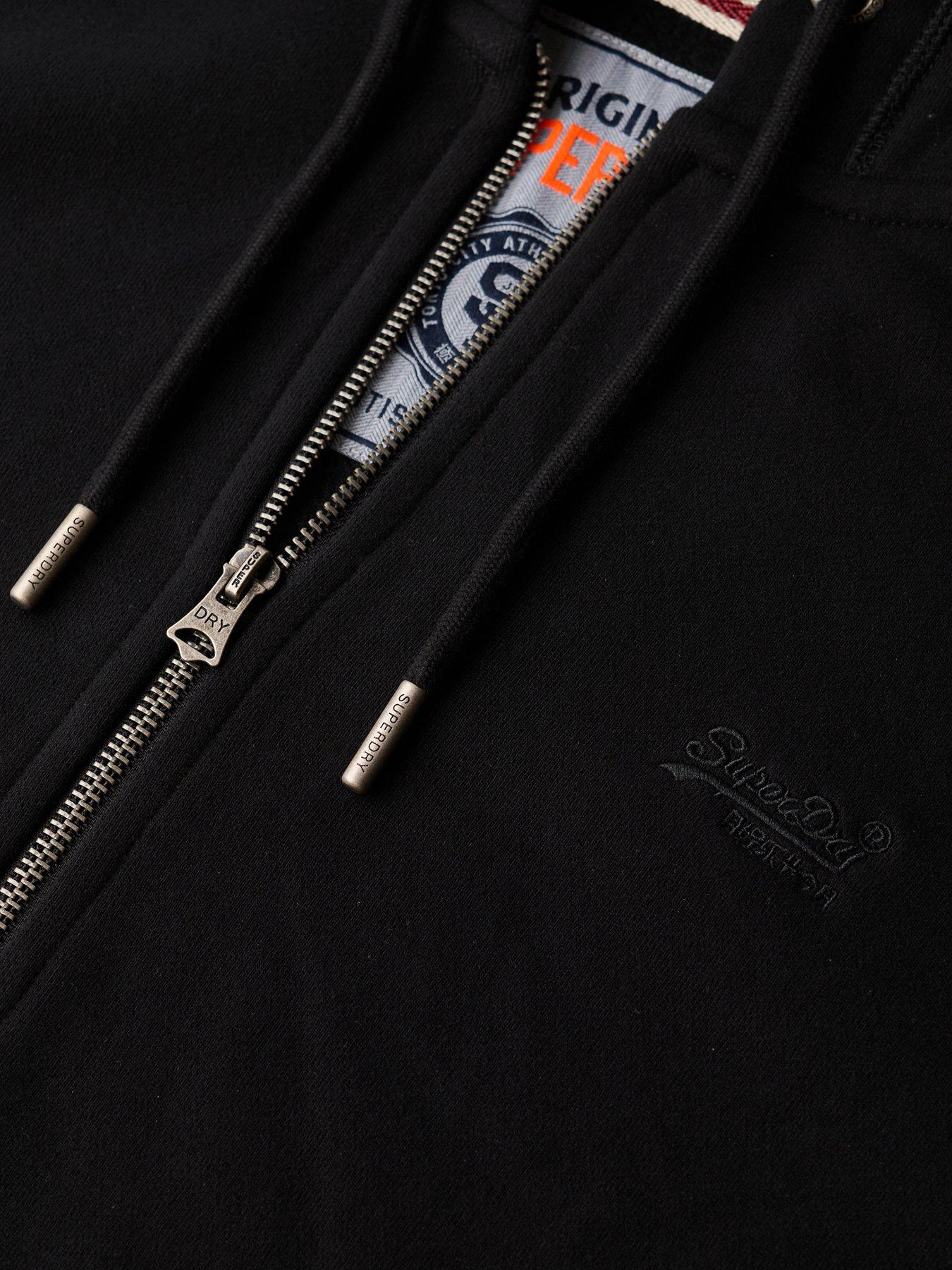 Image 5 of 6 of Superdry Essential Logo Zip Hoodie - Black