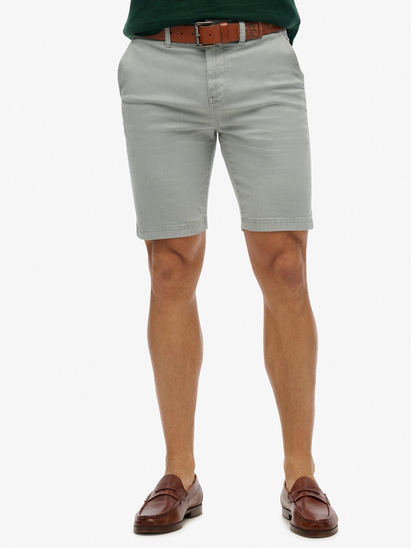Image of Superdry Officer Chino Shorts - Cream