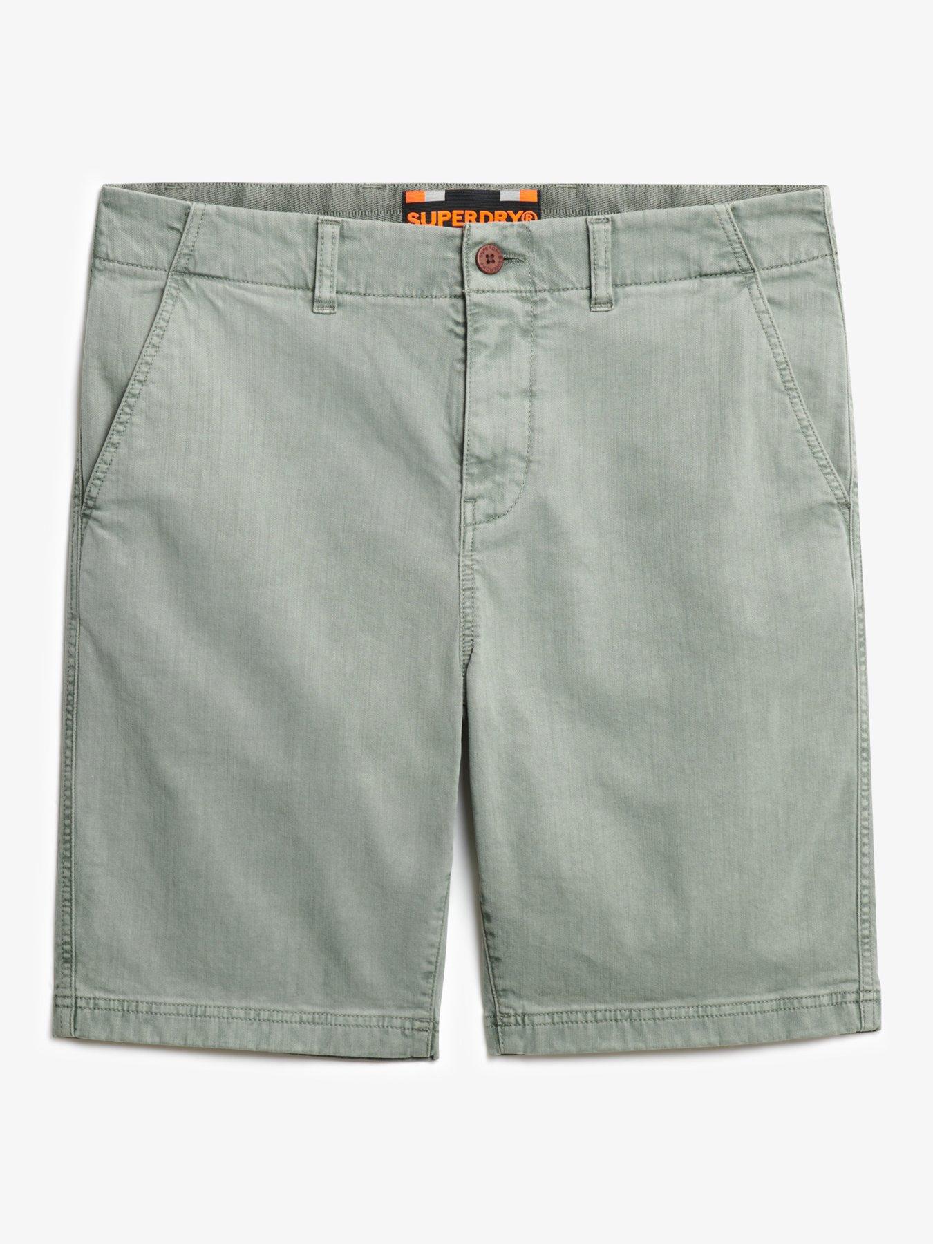 Image 5 of 5 of Superdry Officer Chino Shorts - Green