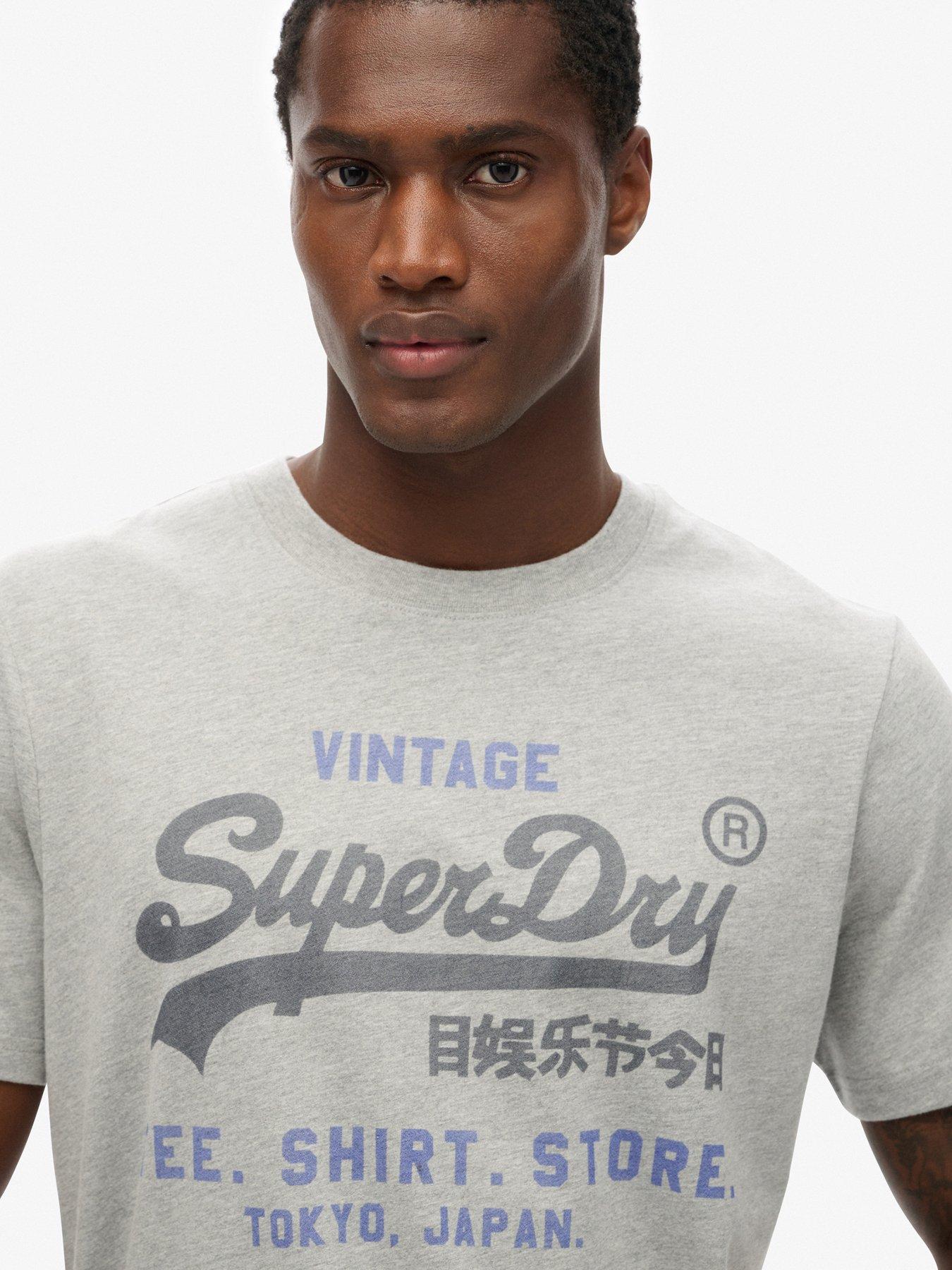 Image 4 of 6 of Superdry VL Heritage Relaxed T-Shirt - Grey