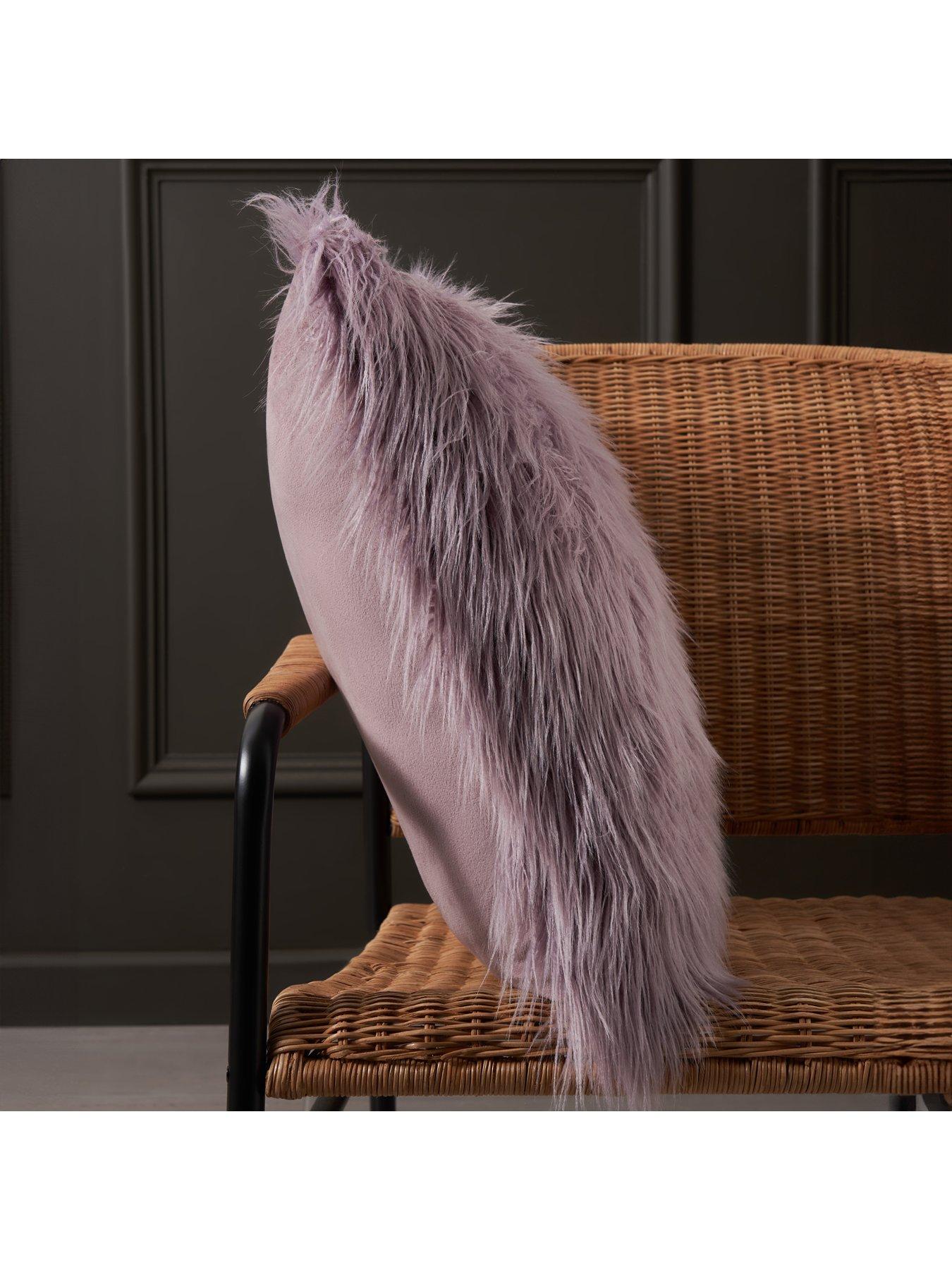 Image 3 of 7 of The Very Collection Faux Mongolian Cushion