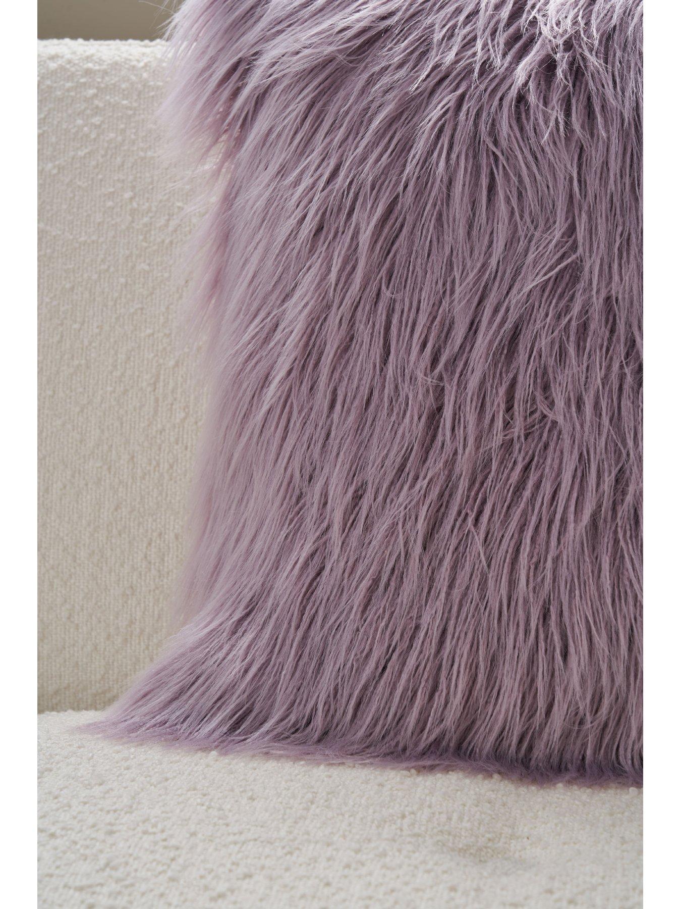 Image 7 of 7 of The Very Collection Faux Mongolian Cushion