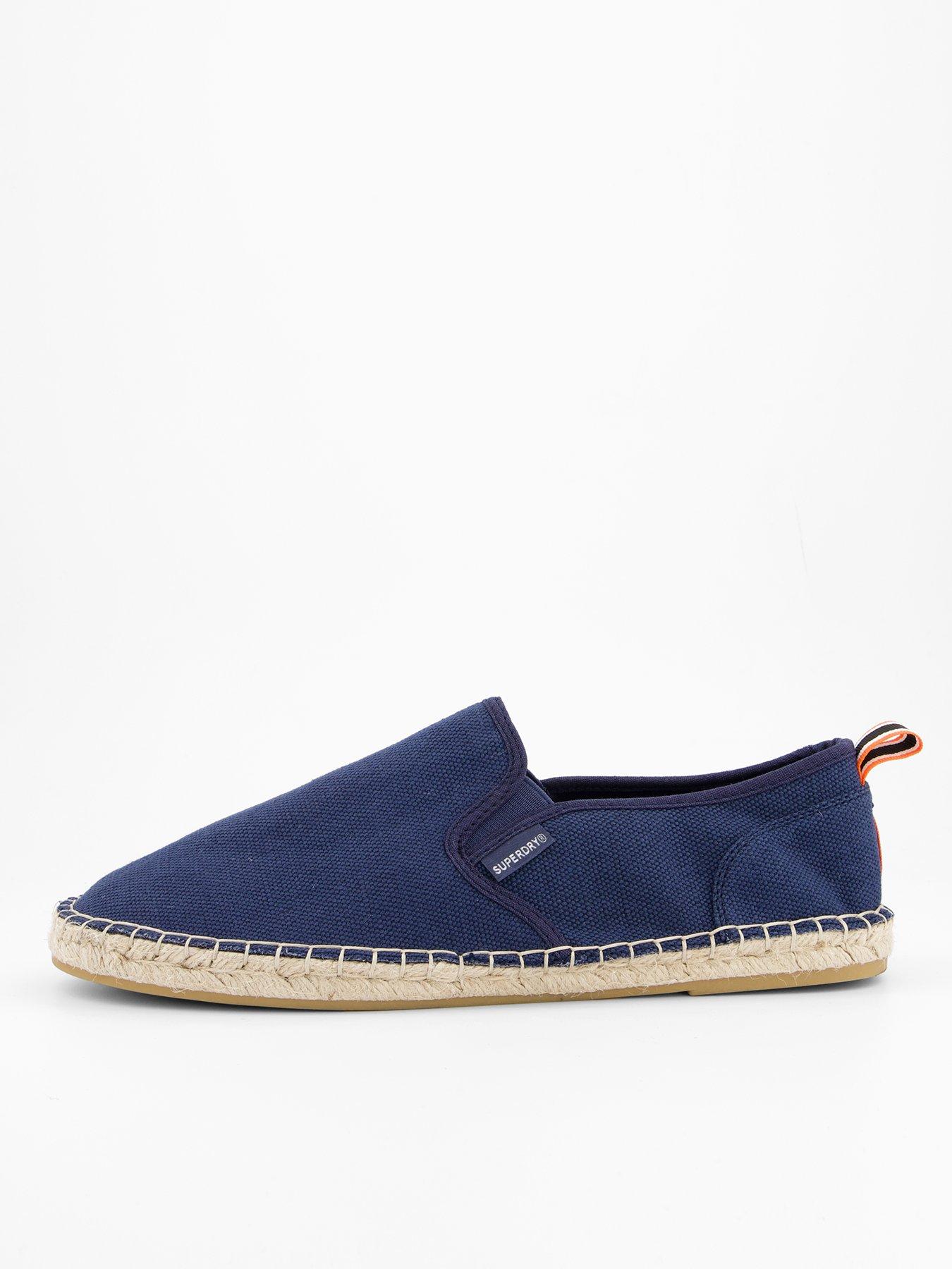 Image 1 of 7 of Superdry Canvas Espadrilles - Navy