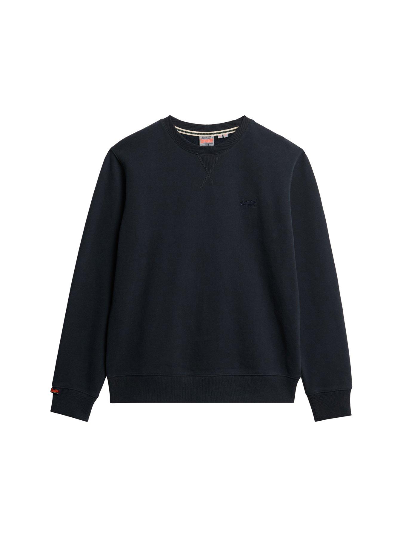 Image 5 of 5 of Superdry Essential Logo Crew Sweat - Navy