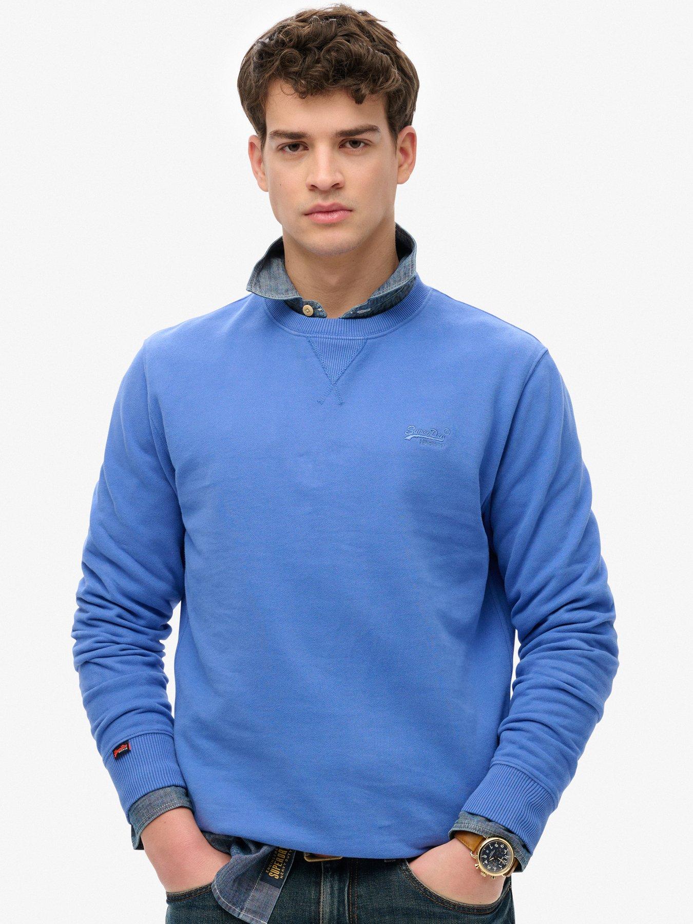 Image 1 of 5 of Superdry Essential Logo Crew Sweat - Blue