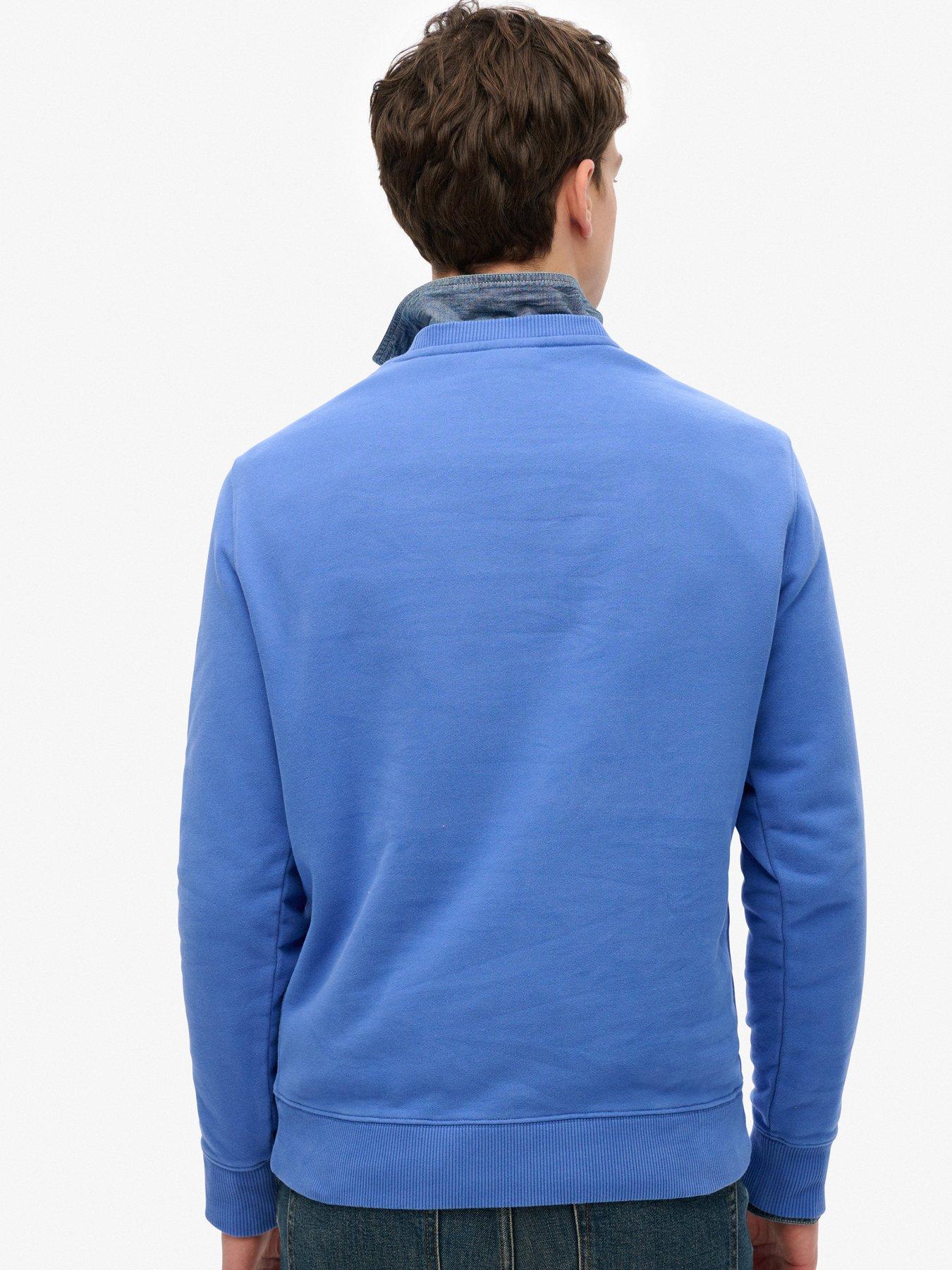 Image 2 of 5 of Superdry Essential Logo Crew Sweat - Blue