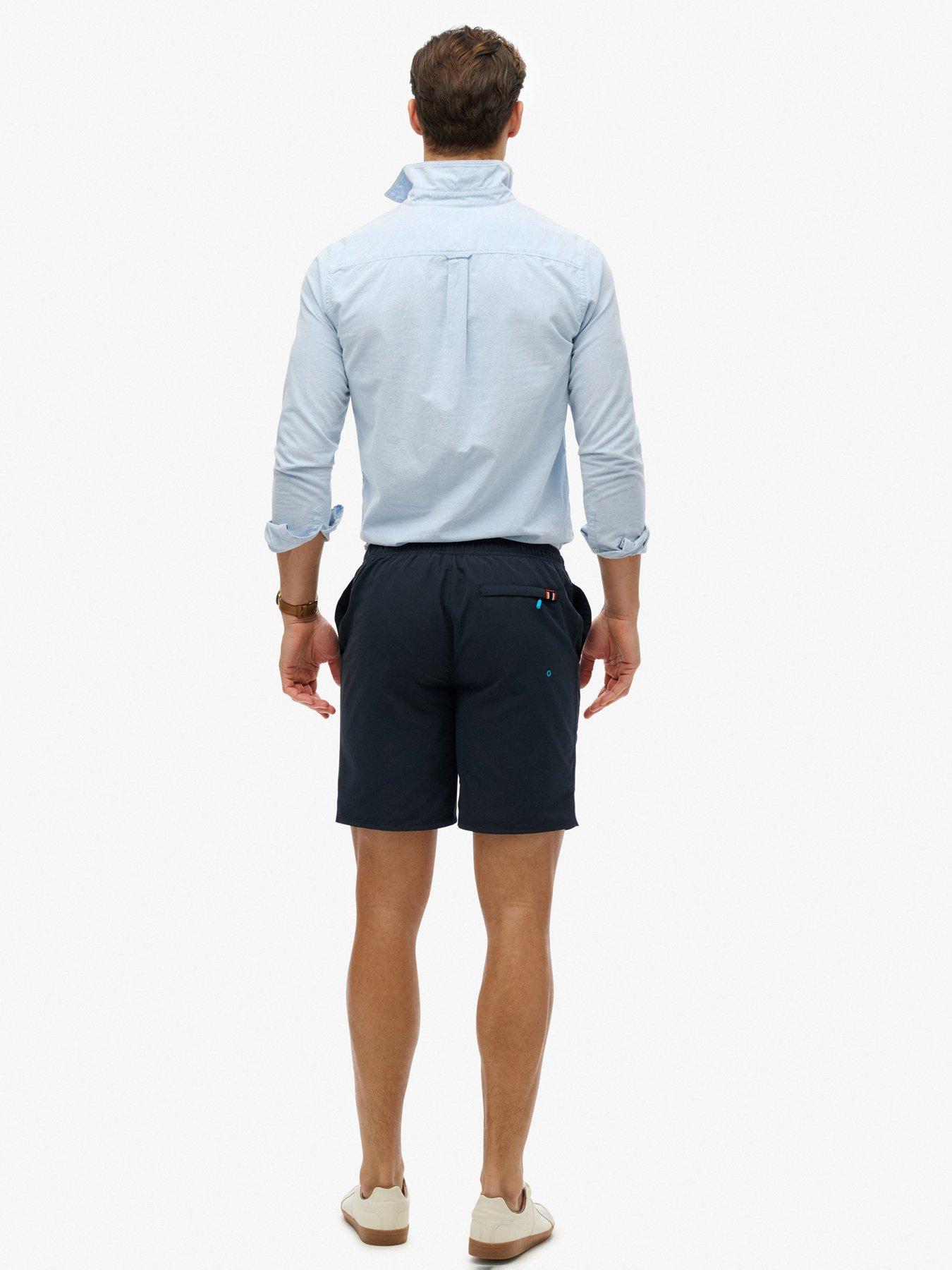 Image 4 of 5 of Superdry Classic 19 Logo Board Swim Shorts - Navy