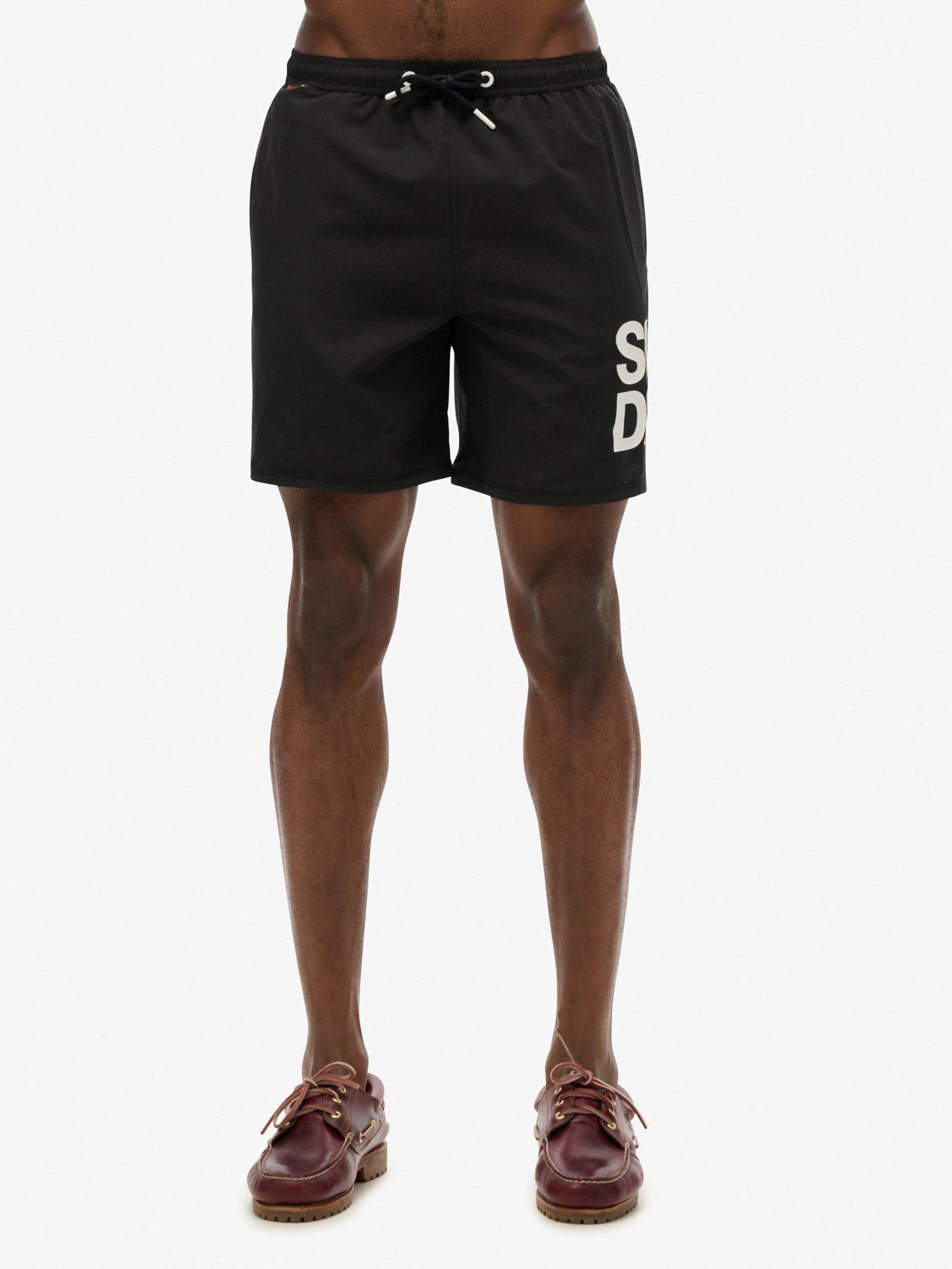 Superdry Sportswear Logo 17 Swim Shorts - Black